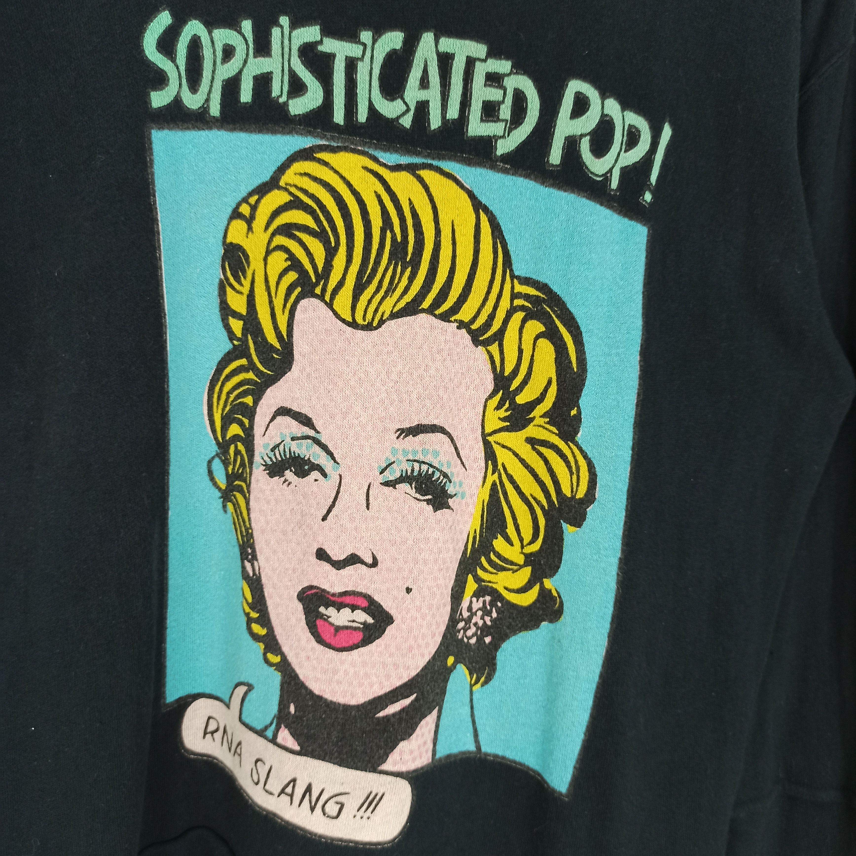 Japanese Brand RNA SLANG Sophisticated Pop Sweatshirt for Ladies Size ONE SIZE - 2 Thumbnail