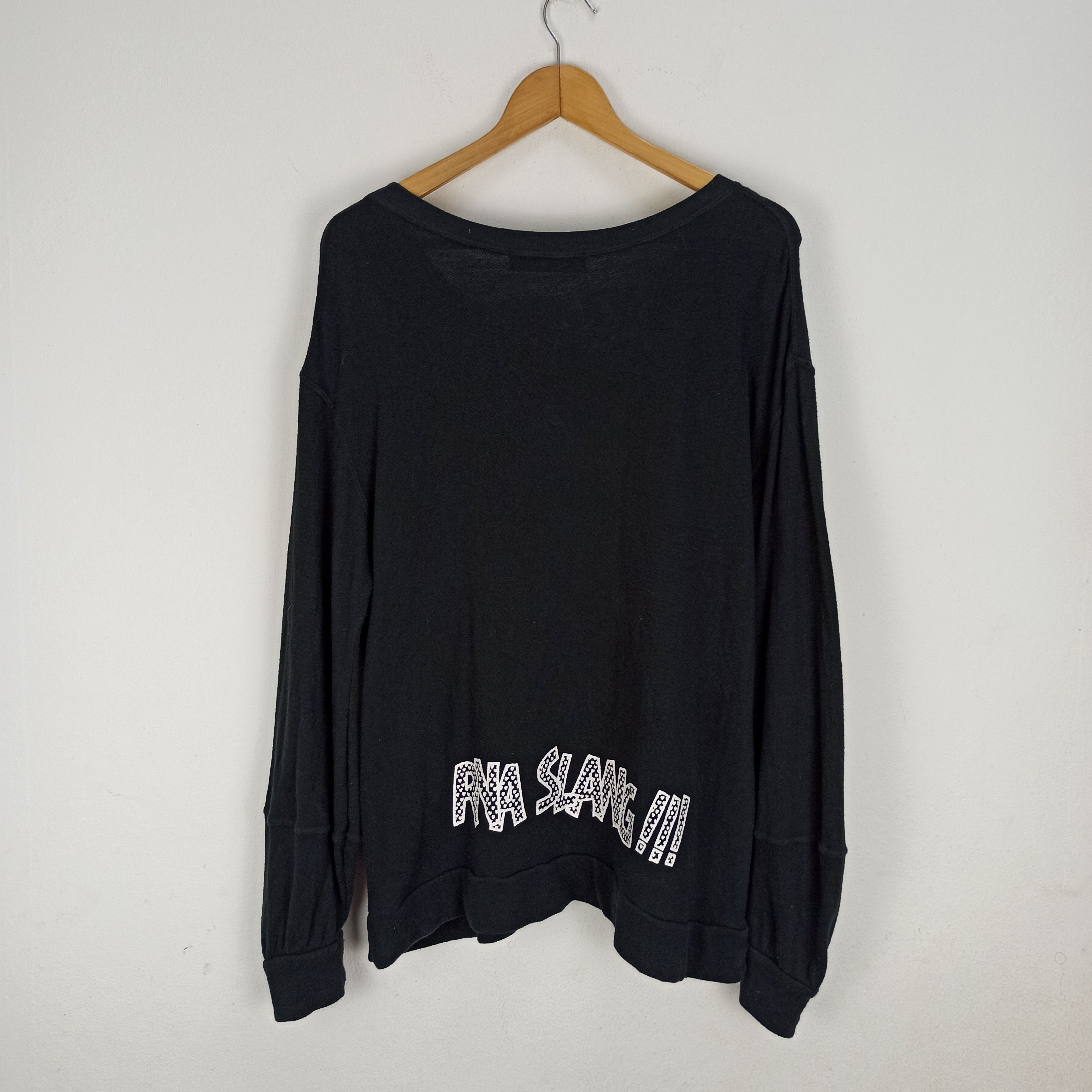 Japanese Brand RNA SLANG Sophisticated Pop Sweatshirt for Ladies Size ONE SIZE - 5 Thumbnail