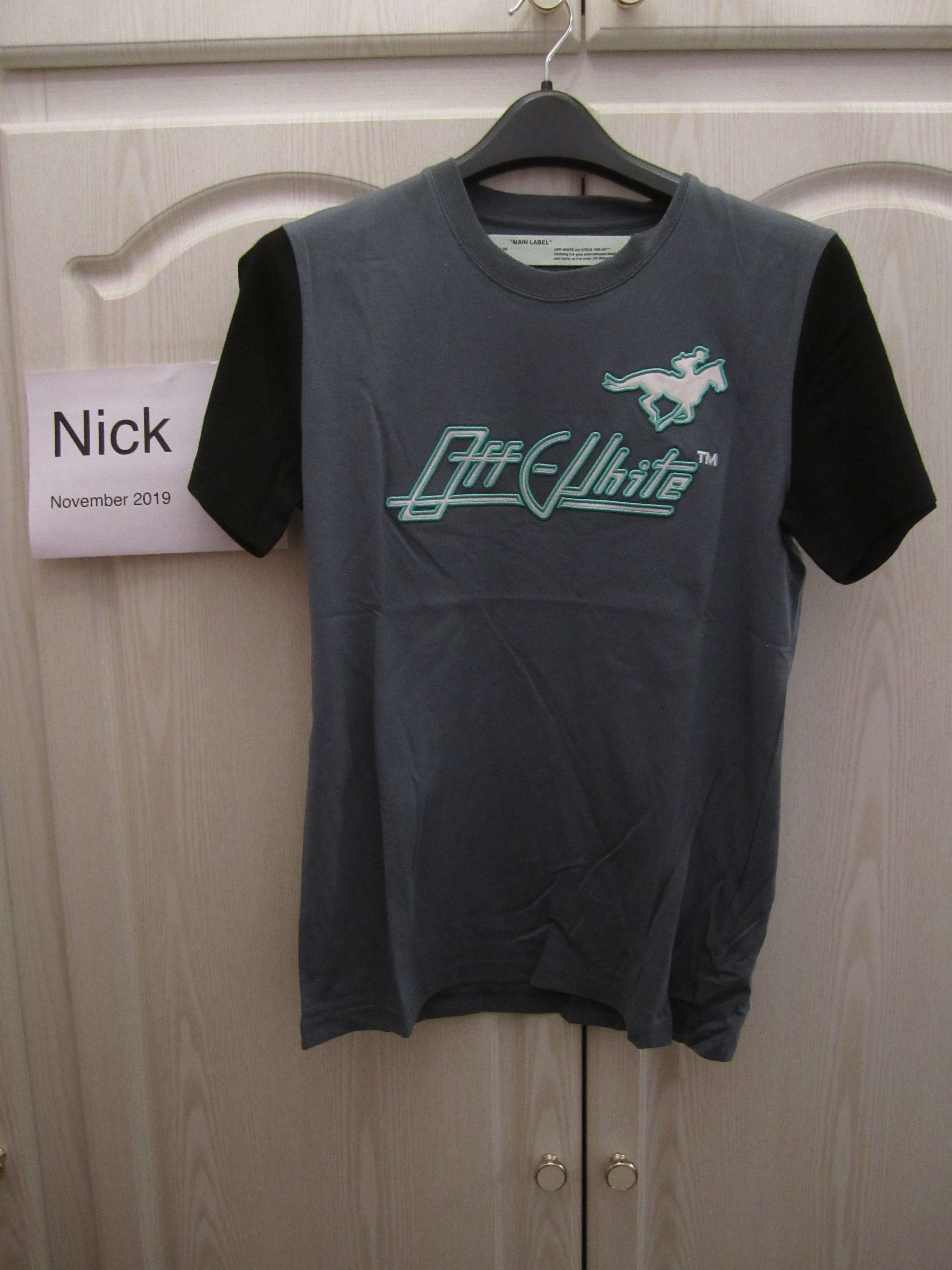 Off-White Off White Horse Racing Embroidery Tee XS Size XS / US 0-2 / IT 36-38 - 1 Thumbnail