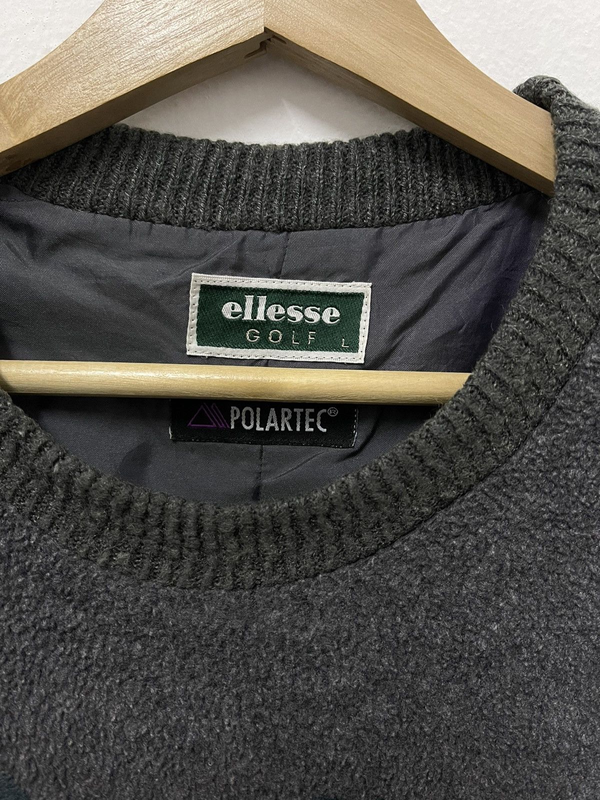 Ellesse × Japanese Brand × Vintage Vintage Ellesse Golf X Polartec Big Logo Crewneck Size US M / EU 48-50 / 2 - 3 Thumbnail