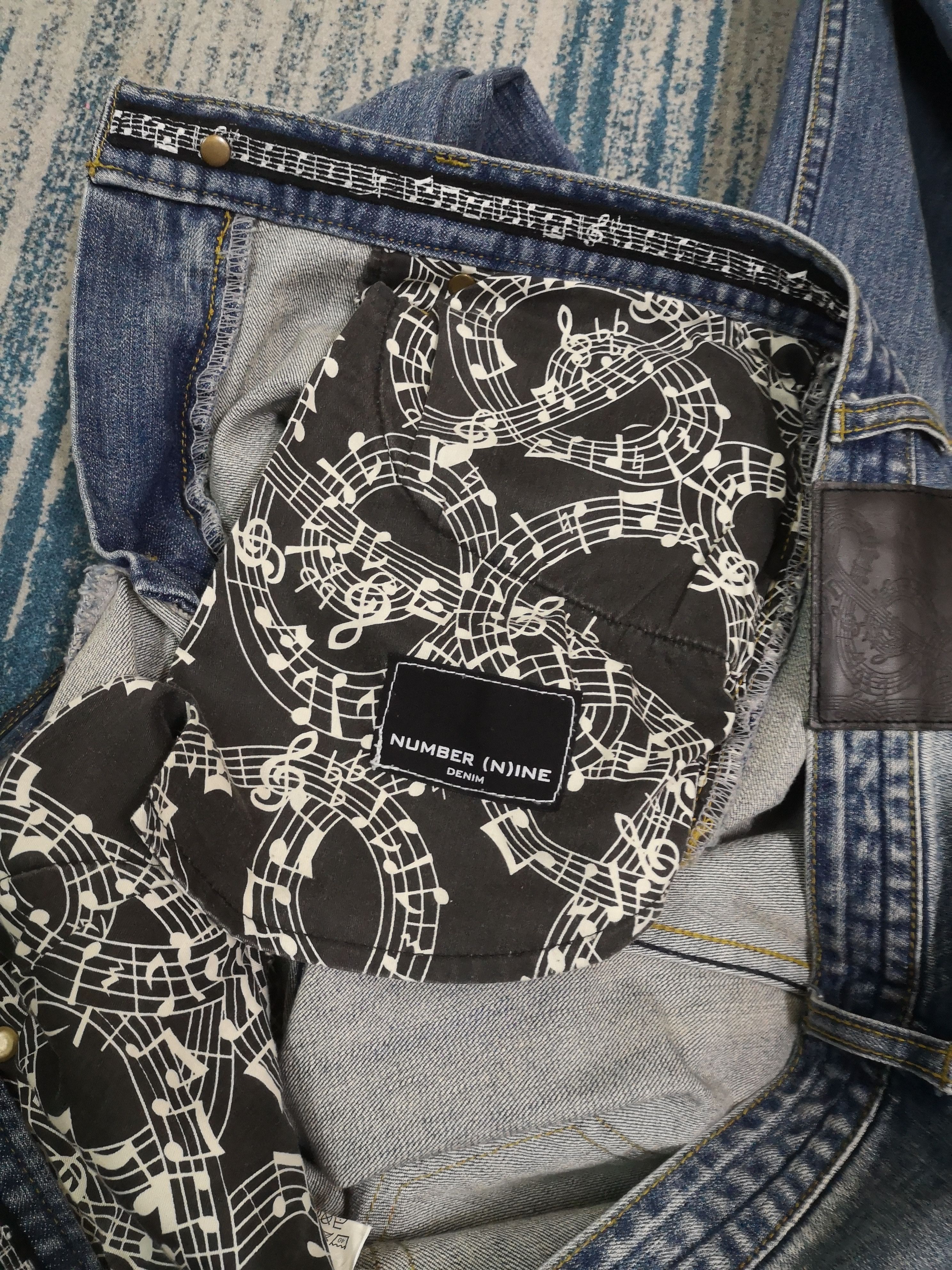 Number (N)ine Number Nine Distressed Denim Jeans Size US 33 - 10 Thumbnail