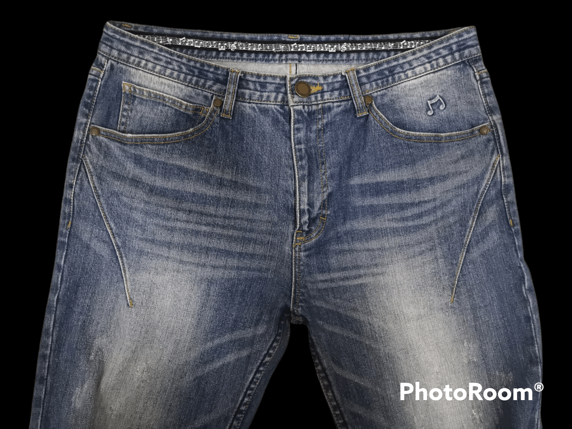 Number (N)ine Number Nine Distressed Denim Jeans Size US 33 - 4 Thumbnail