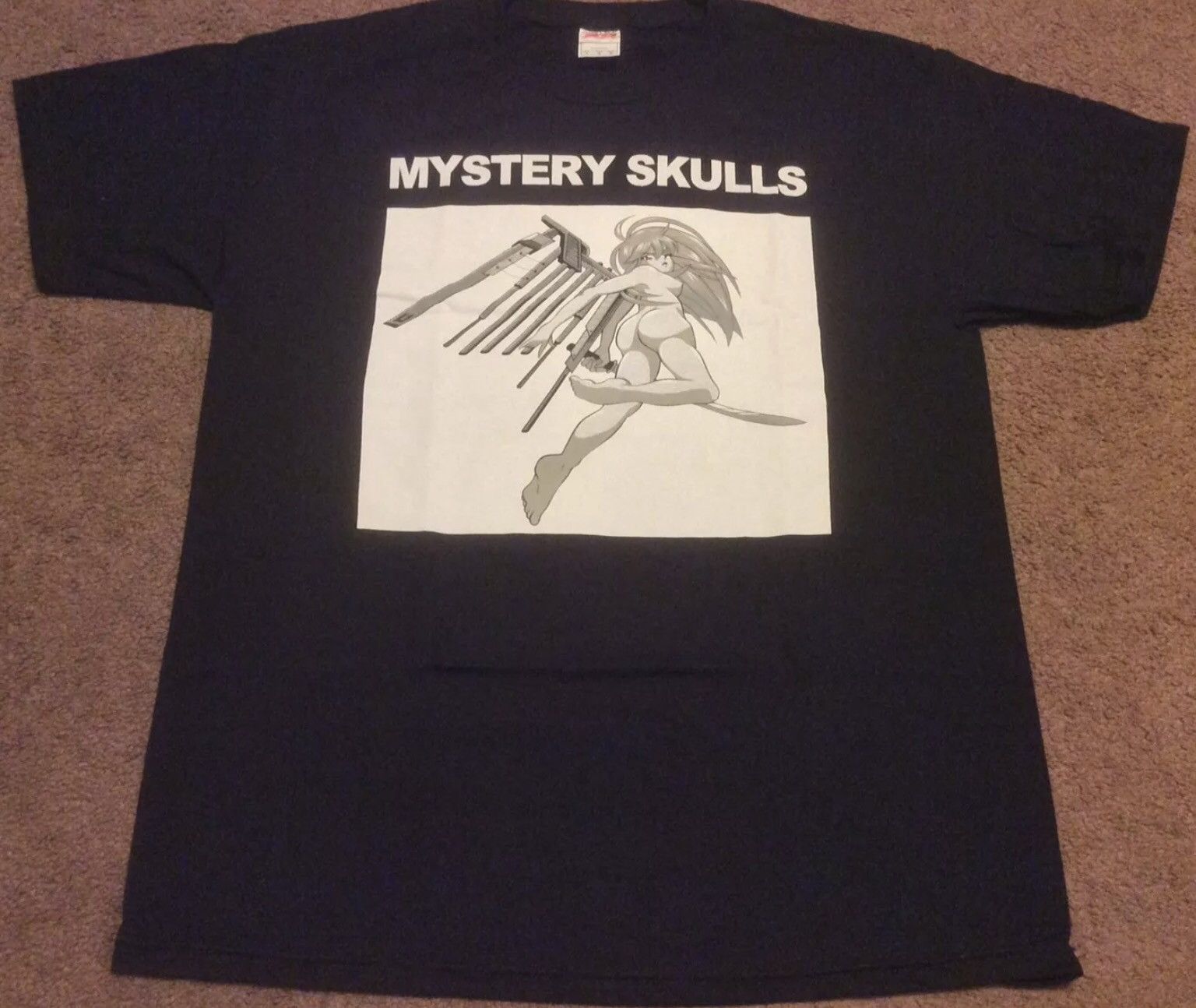 Vintage Vintage Mystery Skulls Tee Size US L / EU 52-54 / 3 - 2 Thumbnail