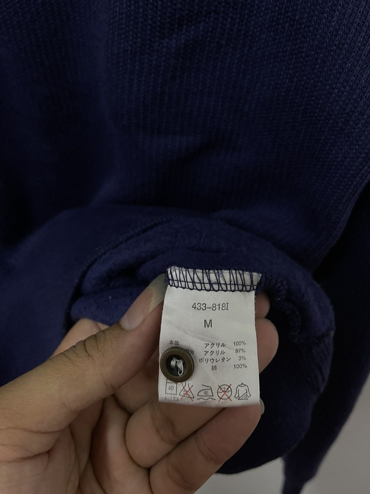 Japanese Brand × Mr. Junko × Vintage Vintage Mr Junko Single Pocket Half Zip Sweatshirt Size US M / EU 48-50 / 2 - 6 Thumbnail