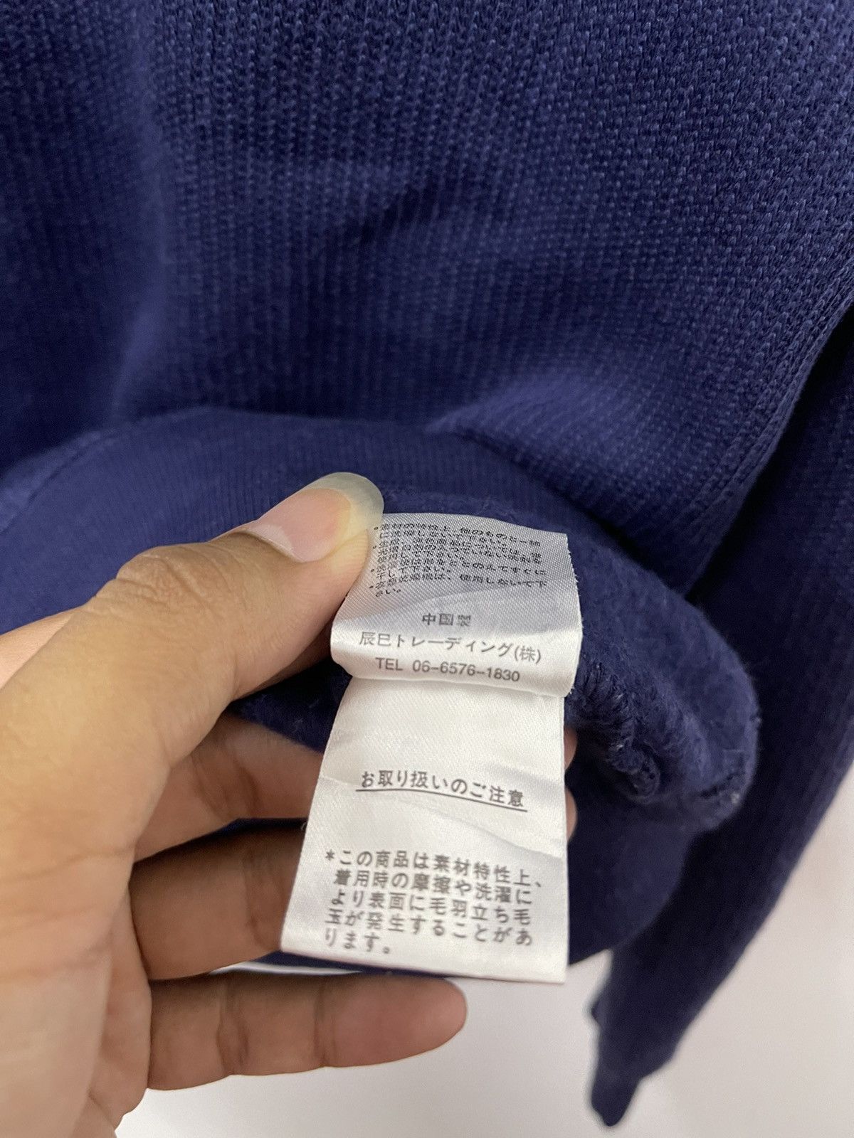 Japanese Brand × Mr. Junko × Vintage Vintage Mr Junko Single Pocket Half Zip Sweatshirt Size US M / EU 48-50 / 2 - 7 Thumbnail