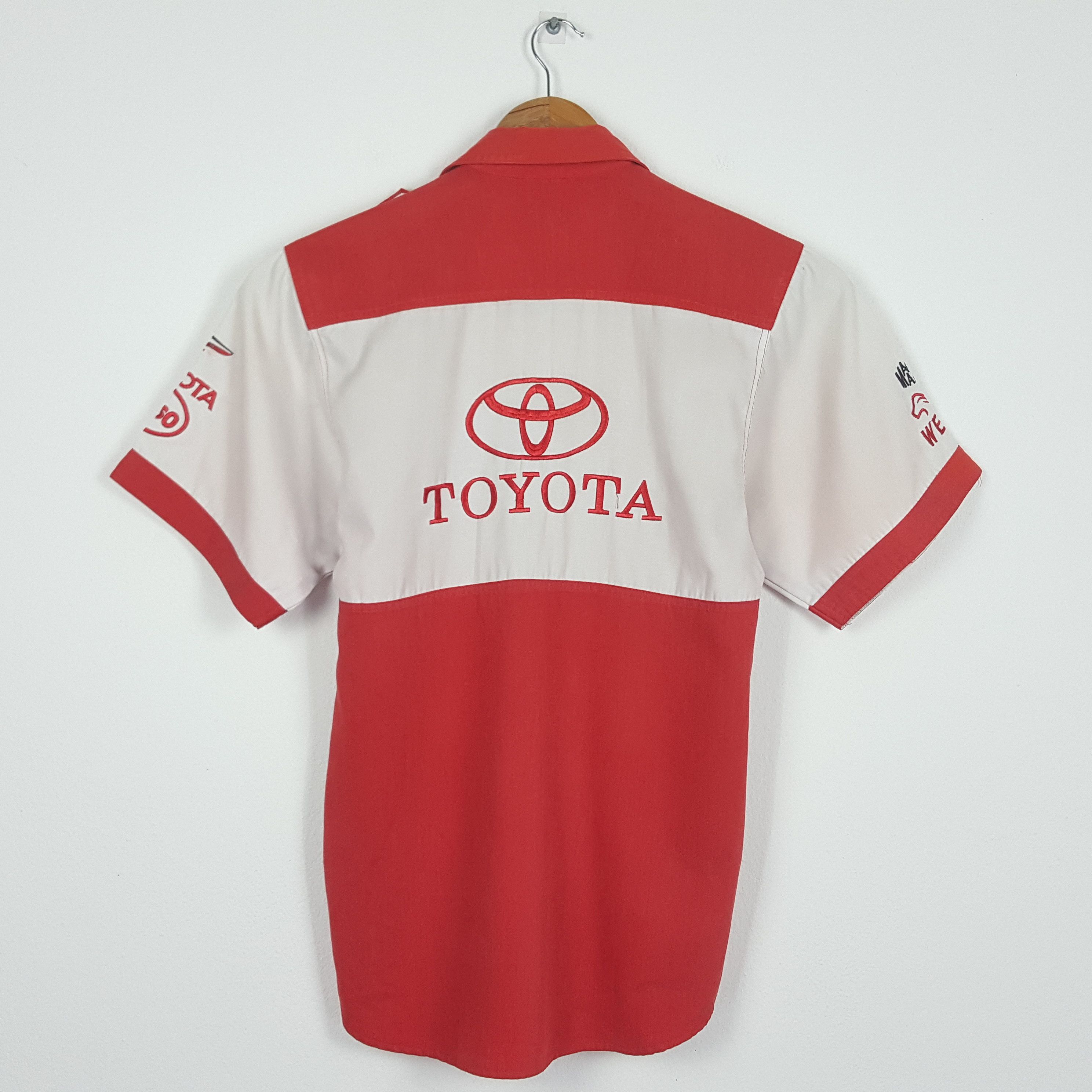 Japanese Brand × Vintage Vintage TOYOTA Formula F1 Mika Salo Racing Shirt Size US M / EU 48-50 / 2 - 1 Thumbnail