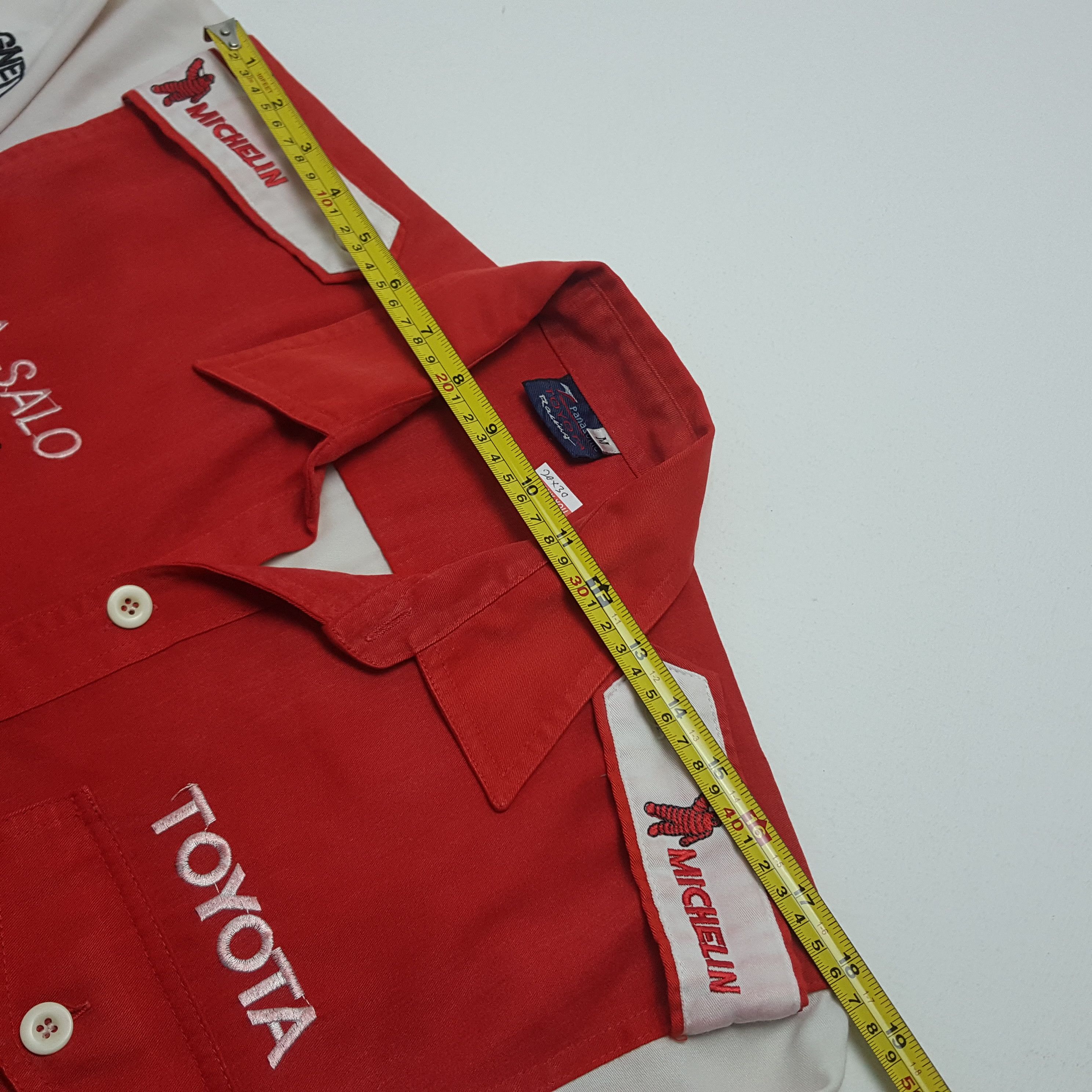 Japanese Brand × Vintage Vintage TOYOTA Formula F1 Mika Salo Racing Shirt Size US M / EU 48-50 / 2 - 3 Thumbnail