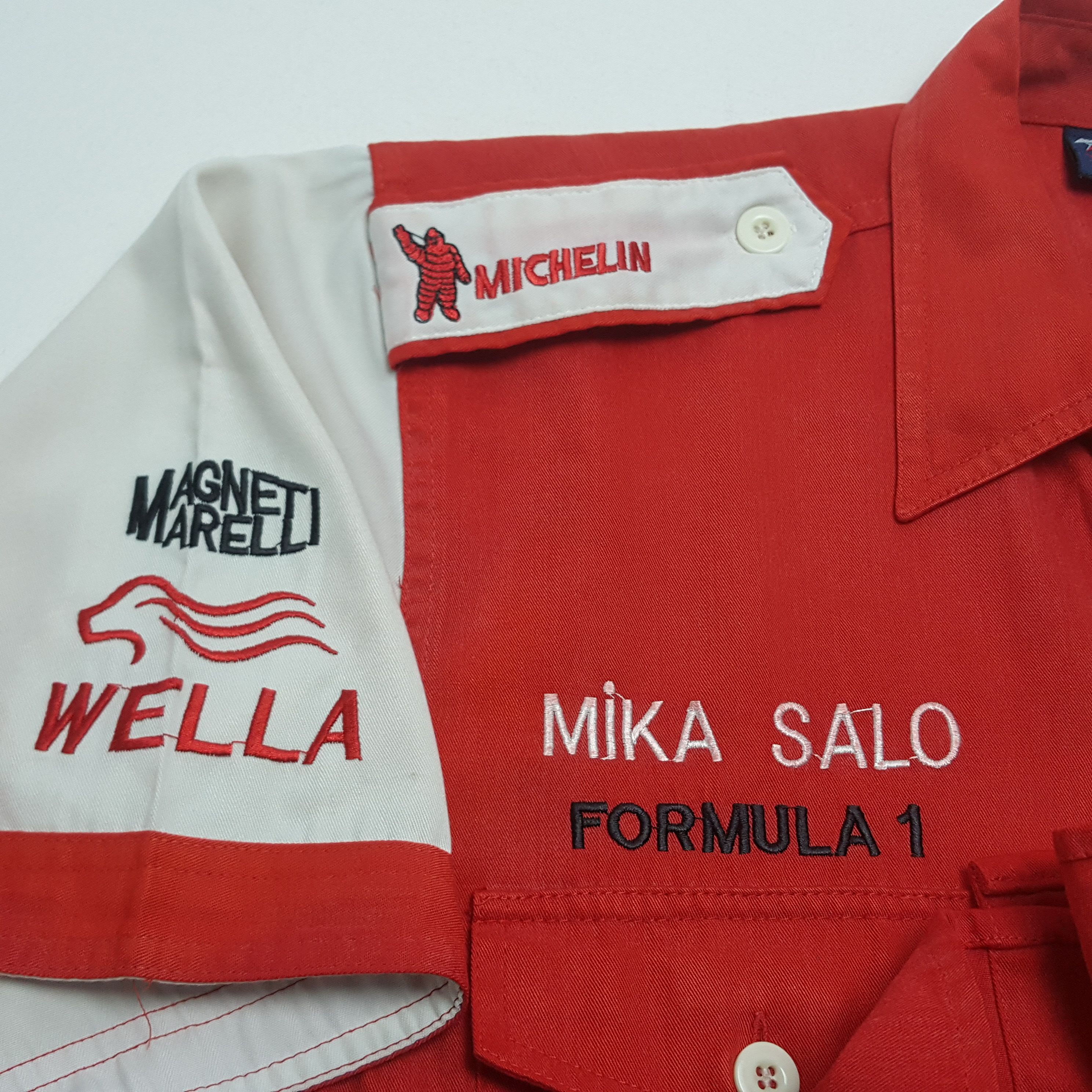 Japanese Brand × Vintage Vintage TOYOTA Formula F1 Mika Salo Racing Shirt Size US M / EU 48-50 / 2 - 4 Thumbnail