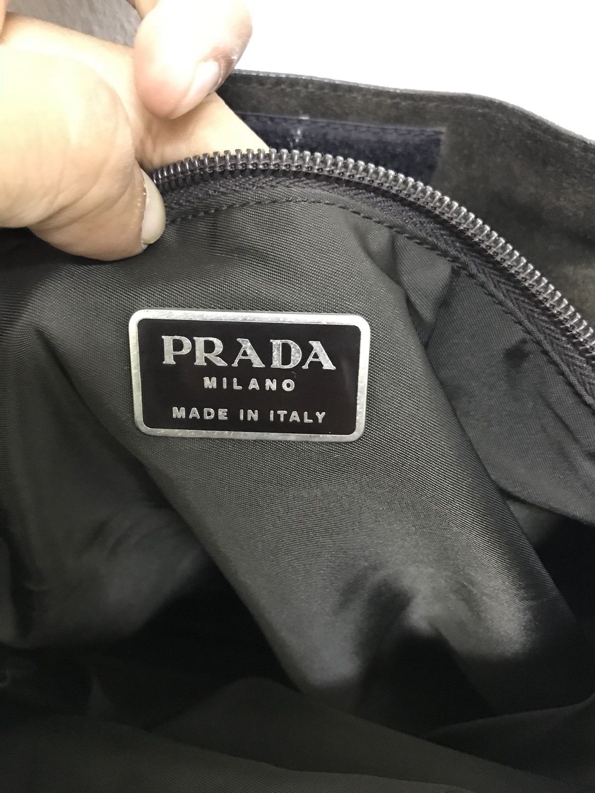 Prada Made in Italy Prada Suede Leather Sling Shoulder Bag 8🟩 Size ONE SIZE - 9 Thumbnail