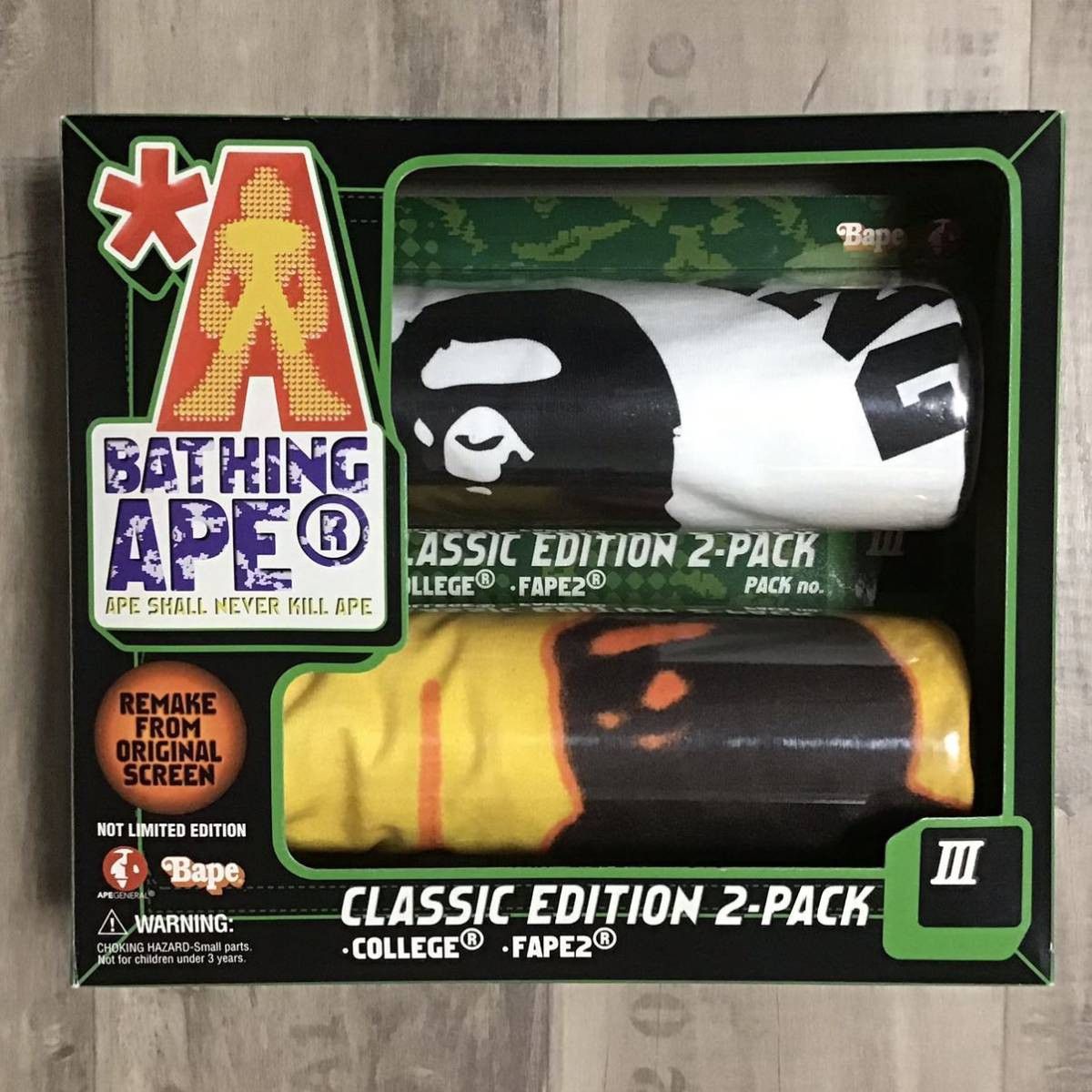 image of 1999 Bape × Futura Classic Edition T-Shirt A Bathing Ape in White, Men's (Size Medium)