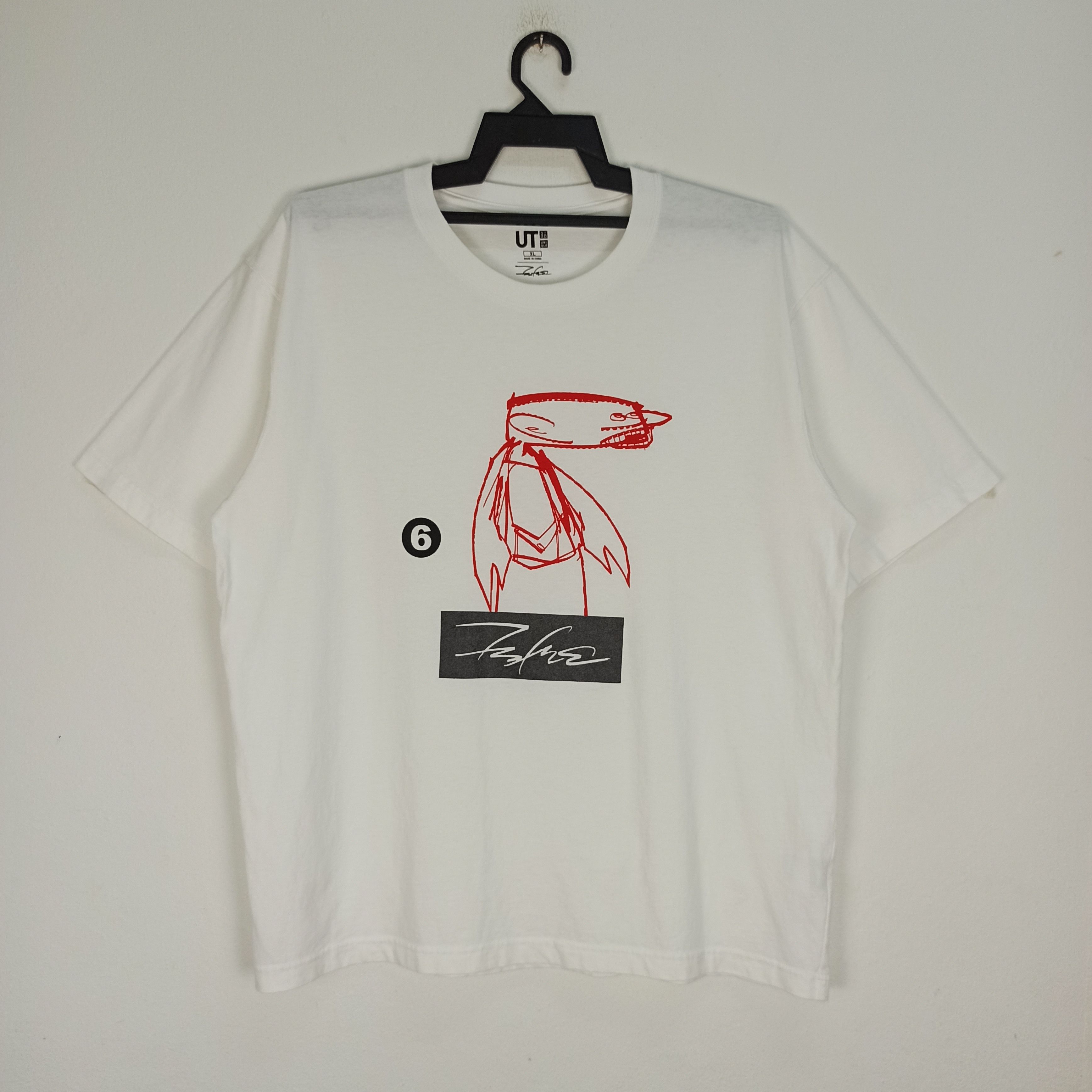 Futura × Uniqlo Rare Art Futura X Uniqlo Tshirt Size US XL / EU 56 / 4 - 1 Thumbnail