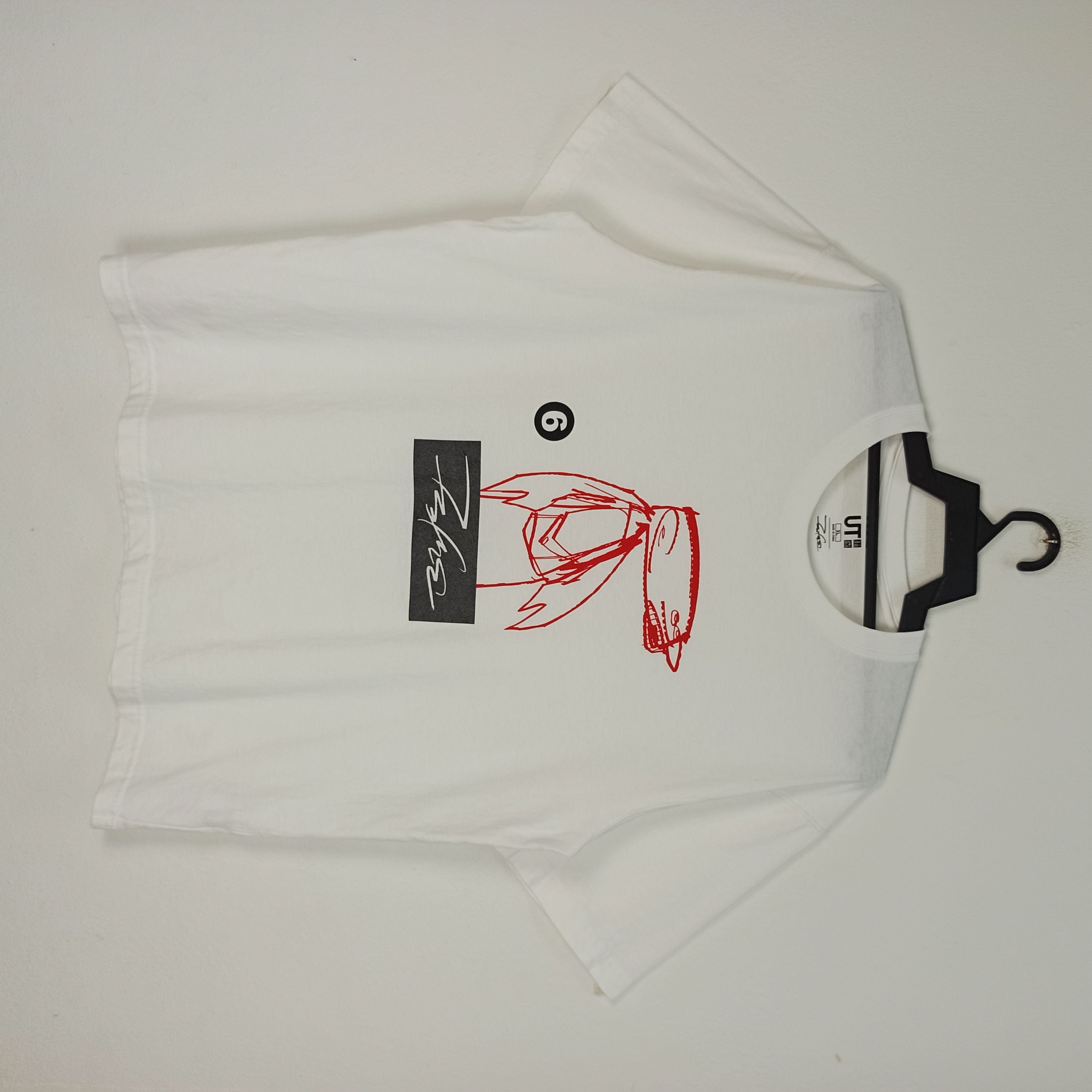 image of Art Futura X Uniqlo Tshirt in White, Men's (Size XL)