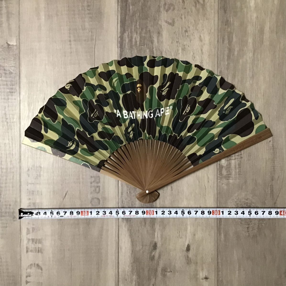 Bape BAPE ABC camo green Japanese folding fan a bathing ape Size ONE SIZE - 8 Thumbnail