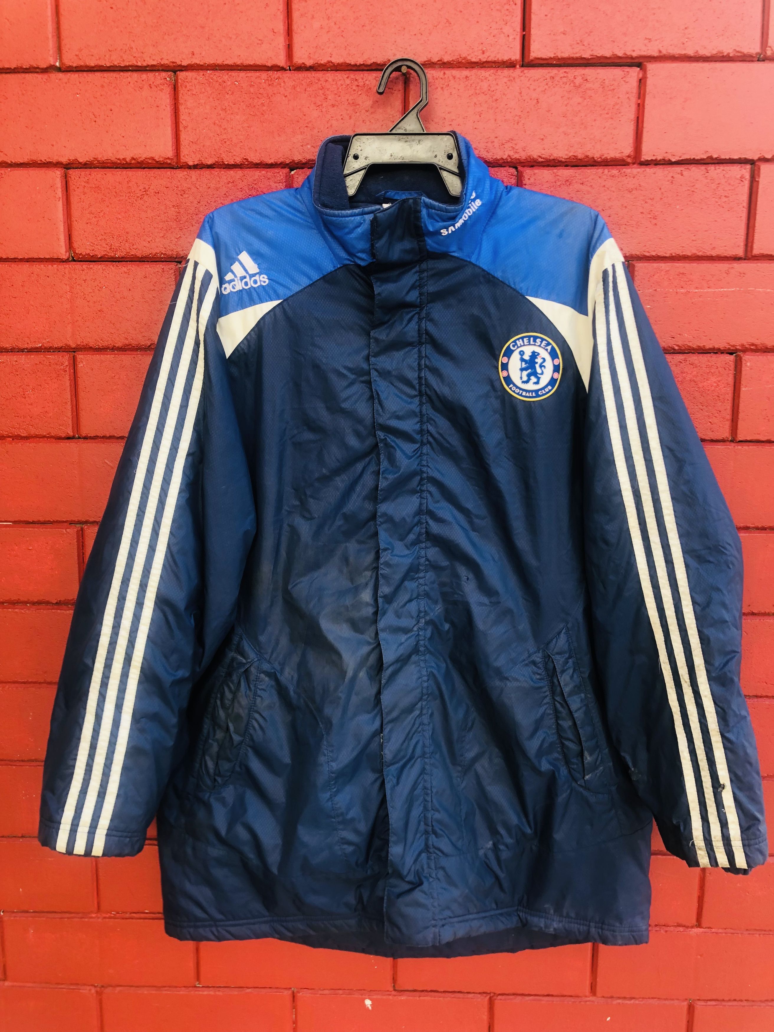 image of Chelsea x Vintage Chealsea Adidas Streetwear Fashion Style, Men's (Size Large)