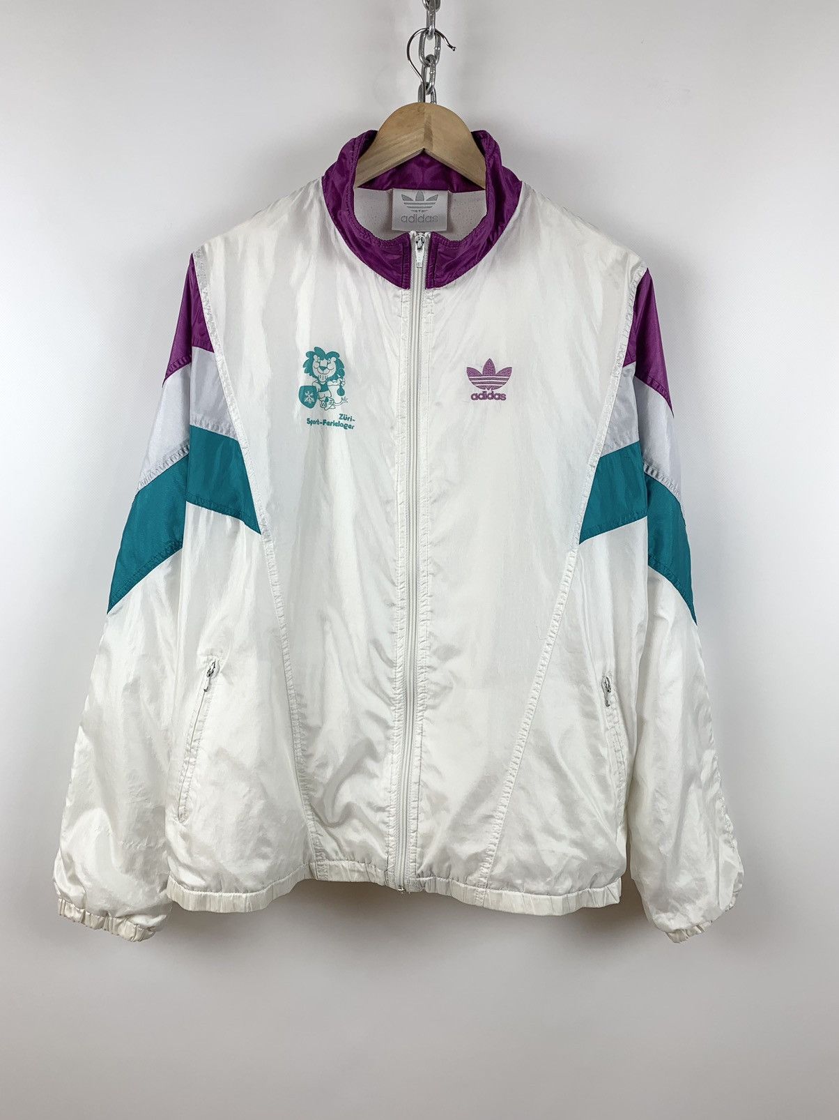 Adidas 90s Vintage Adidas Sport Track Suit Sweatshirt + Pants Size US L / EU 52-54 / 3 - 6 Thumbnail