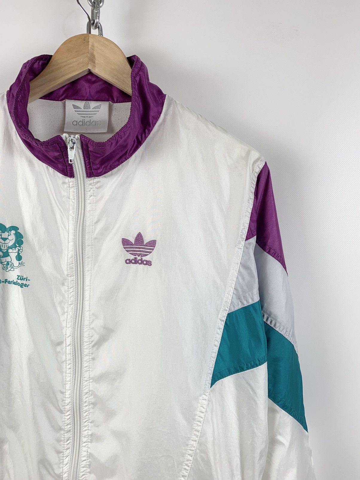 Adidas 90s Vintage Adidas Sport Track Suit Sweatshirt + Pants Size US L / EU 52-54 / 3 - 8 Thumbnail