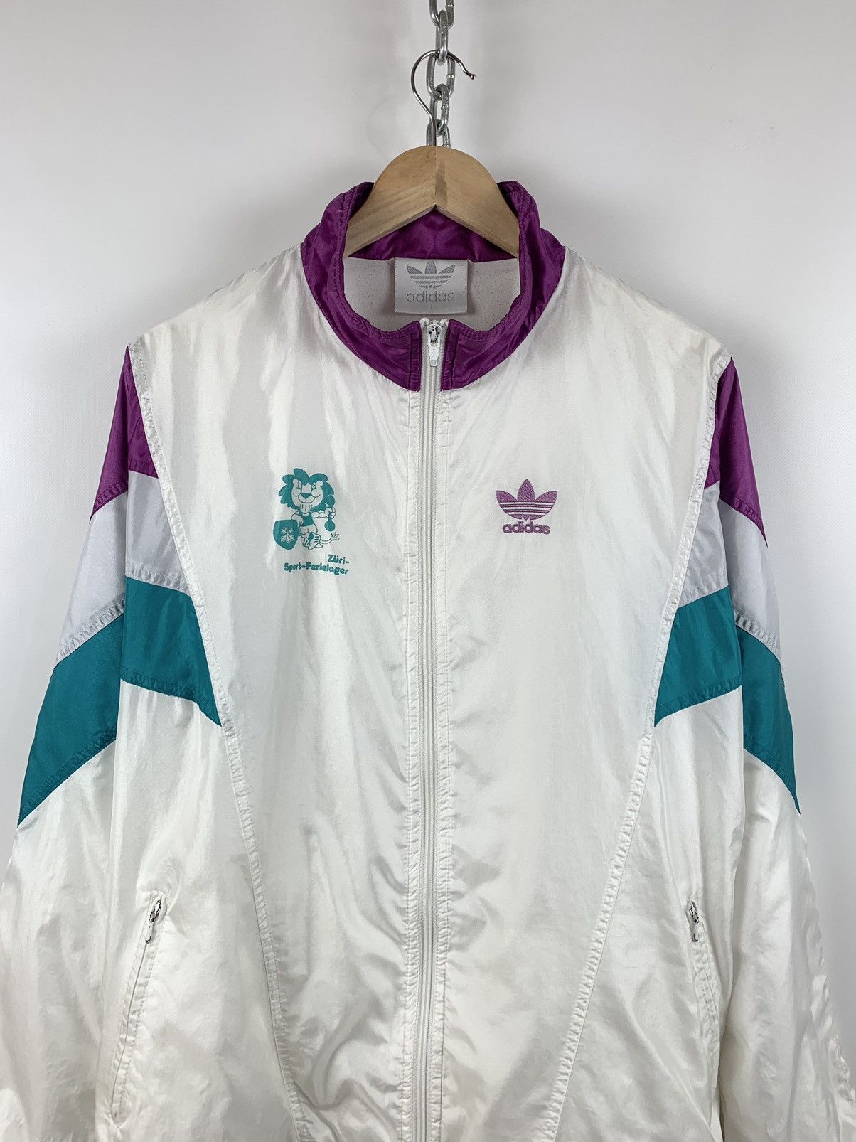 Adidas 90s Vintage Adidas Sport Track Suit Sweatshirt + Pants Size US L / EU 52-54 / 3 - 7 Thumbnail