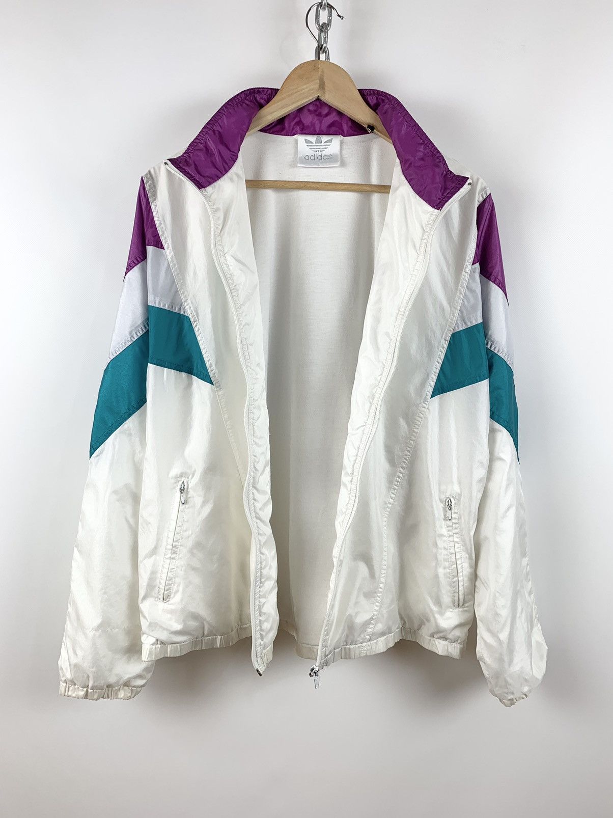 Adidas 90s Vintage Adidas Sport Track Suit Sweatshirt + Pants Size US L / EU 52-54 / 3 - 14 Thumbnail