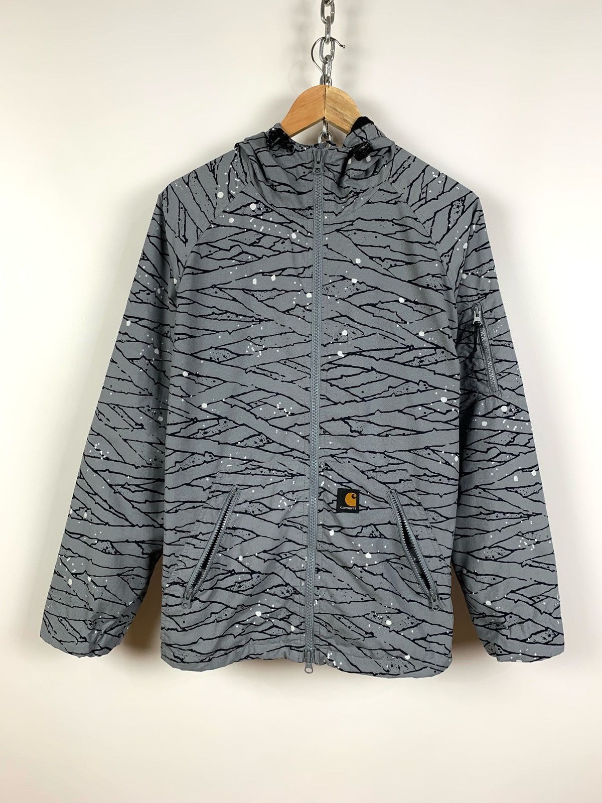 Vintage Carhartt Nylon Hooded Peak Jacket Windbreaker