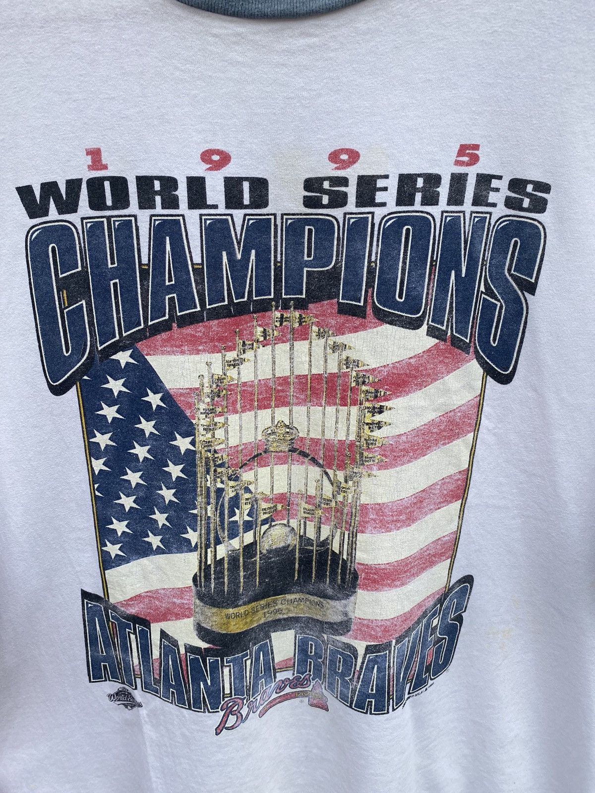 MLB × Starter × Vintage Vintage Atlanta Braves 1995 world champion starter MLB shirt Size US L / EU 52-54 / 3 - 10 Thumbnail