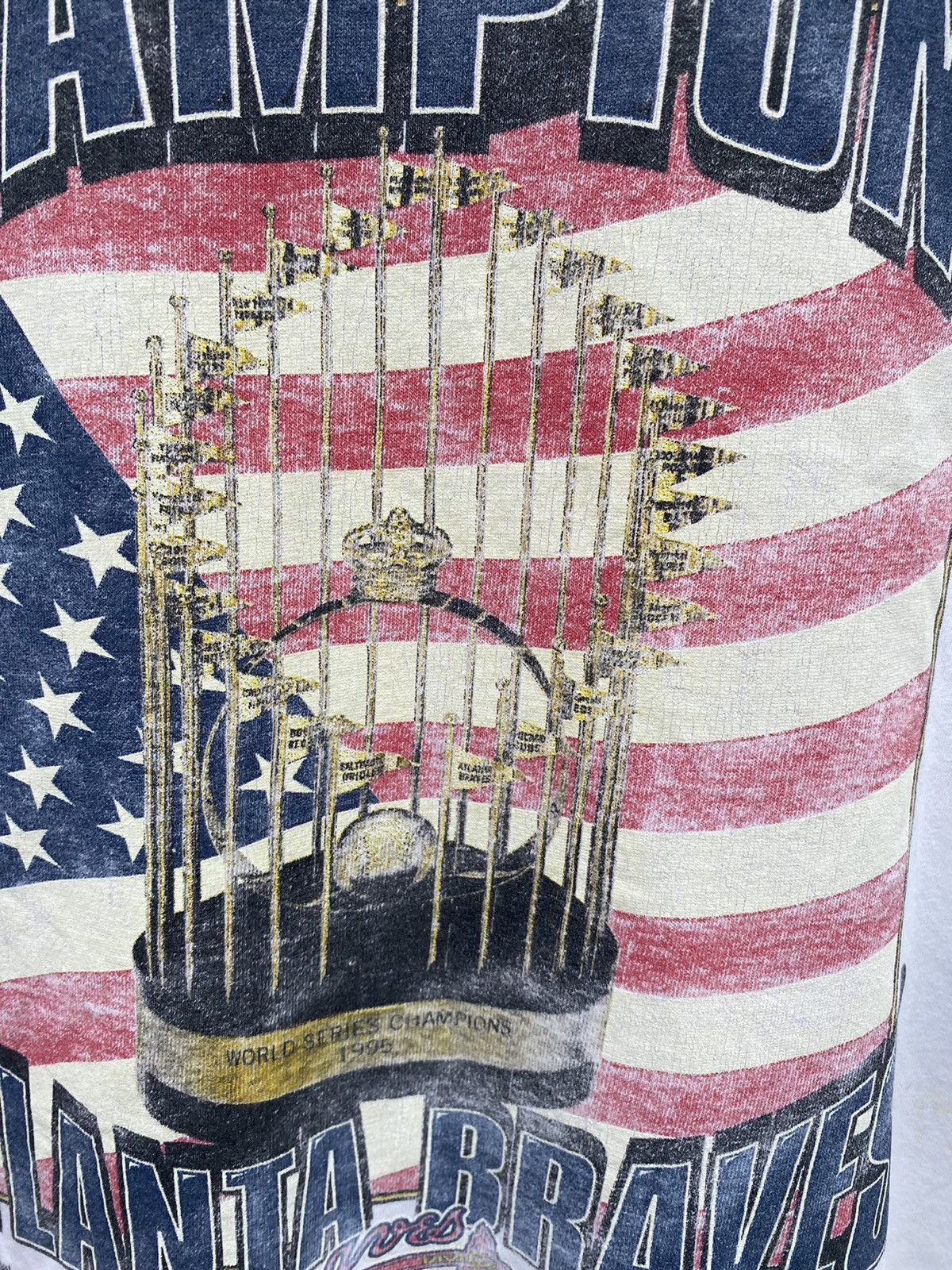 MLB × Starter × Vintage Vintage Atlanta Braves 1995 world champion starter MLB shirt Size US L / EU 52-54 / 3 - 9 Thumbnail