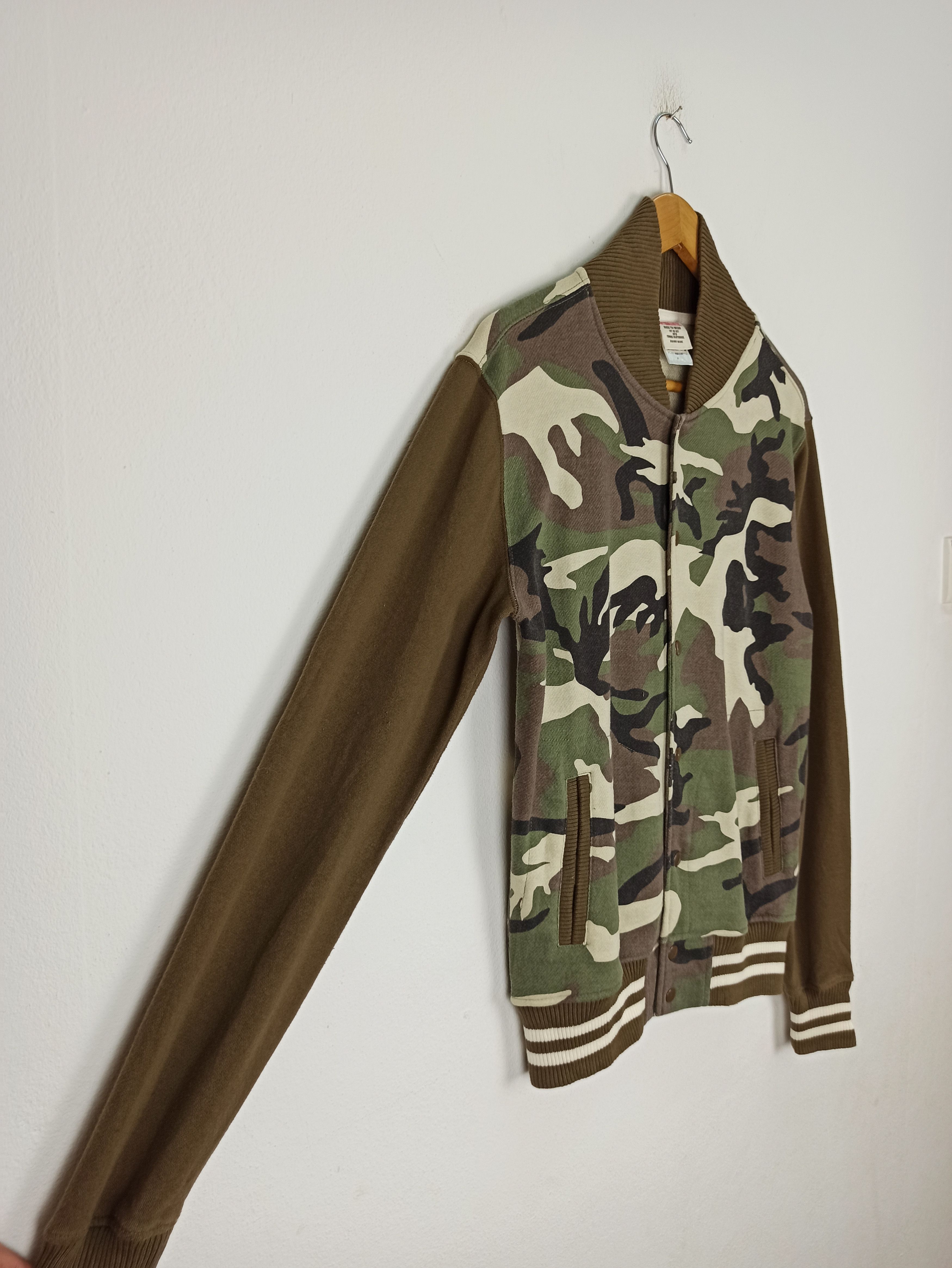 Japanese Brand Vintage Camo Union Made Antiballistic Varsity Jacket (c45) Size US M / EU 48-50 / 2 - 3 Thumbnail