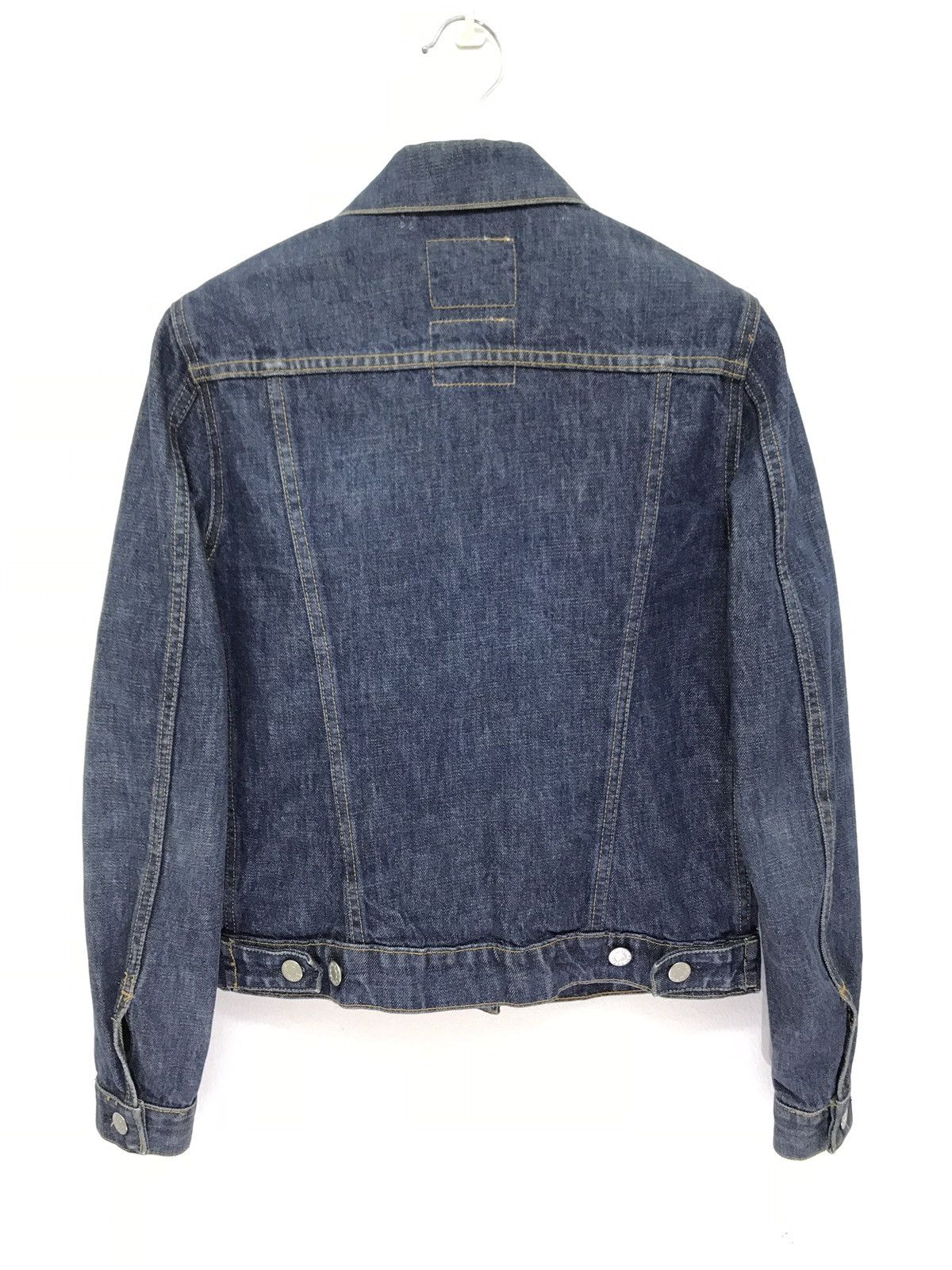 Helmut Lang Made in Italy Helmut Lang Denim Trucker Jacket Size US S / EU 44-46 / 1 - 4 Thumbnail