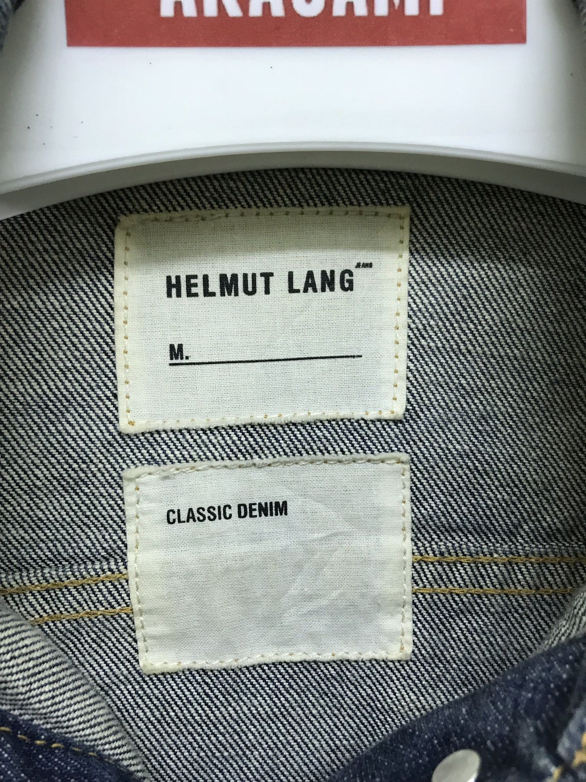 Helmut Lang Made in Italy Helmut Lang Denim Trucker Jacket Size US S / EU 44-46 / 1 - 5 Thumbnail