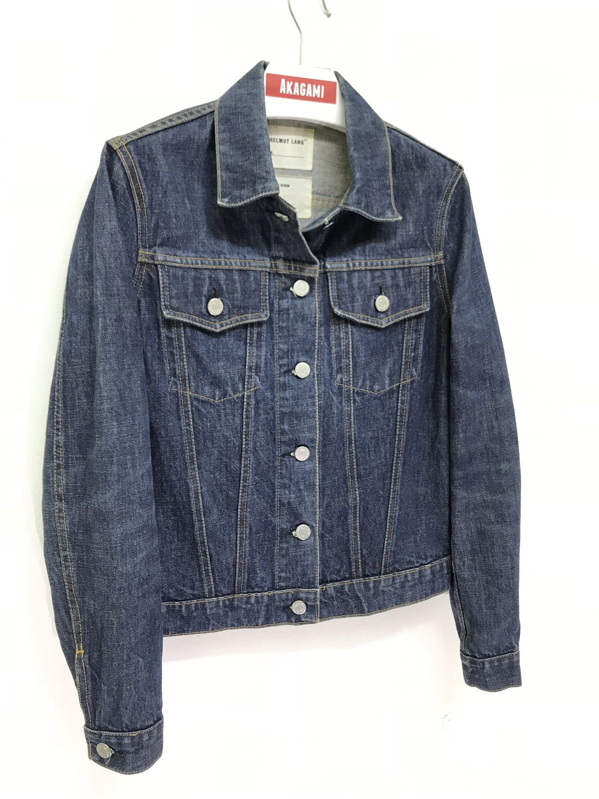 Helmut Lang Made in Italy Helmut Lang Denim Trucker Jacket Size US S / EU 44-46 / 1 - 2 Thumbnail