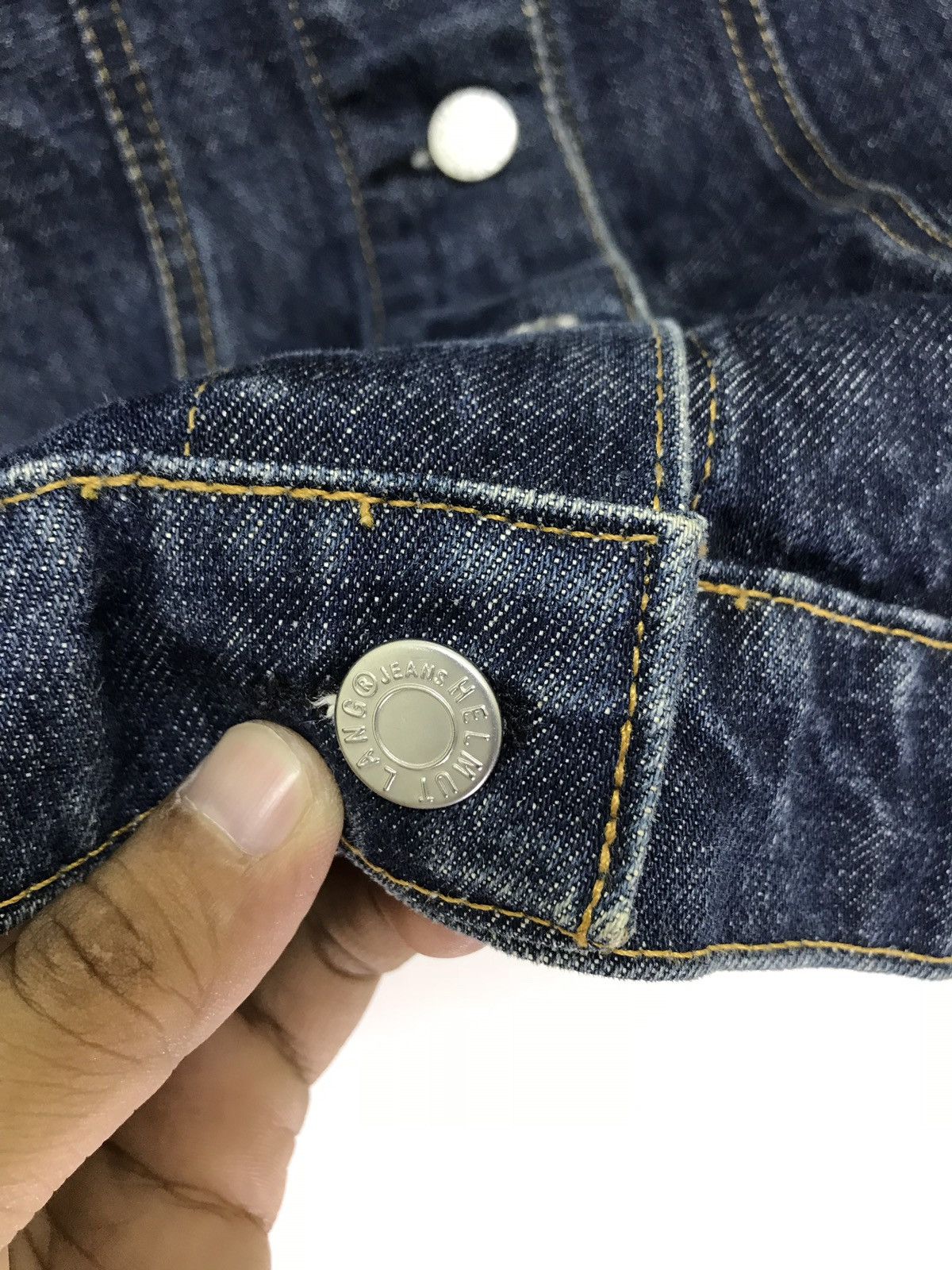 Helmut Lang Made in Italy Helmut Lang Denim Trucker Jacket Size US S / EU 44-46 / 1 - 3 Thumbnail