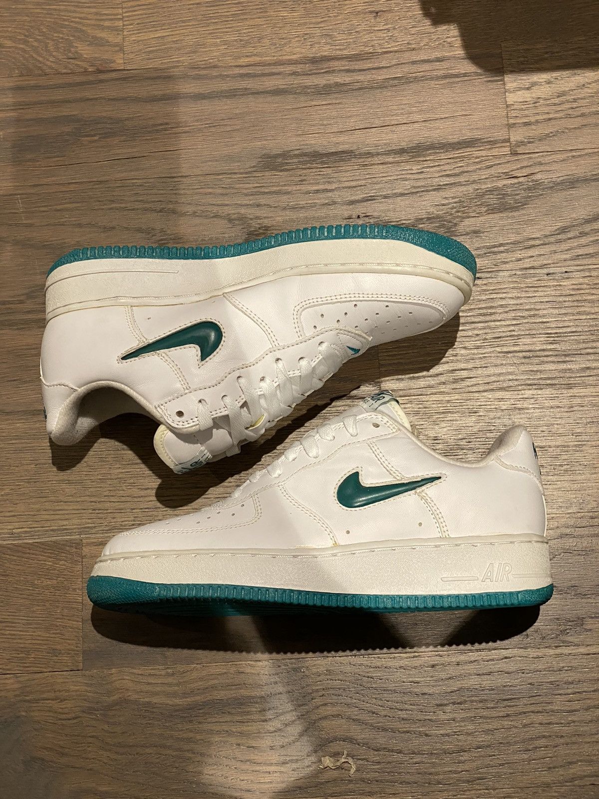 Nike × Vintage 1997 Air Force 1 Sc White | Deep Emerald Size US 7.5 / EU 40-41 - 1 Thumbnail