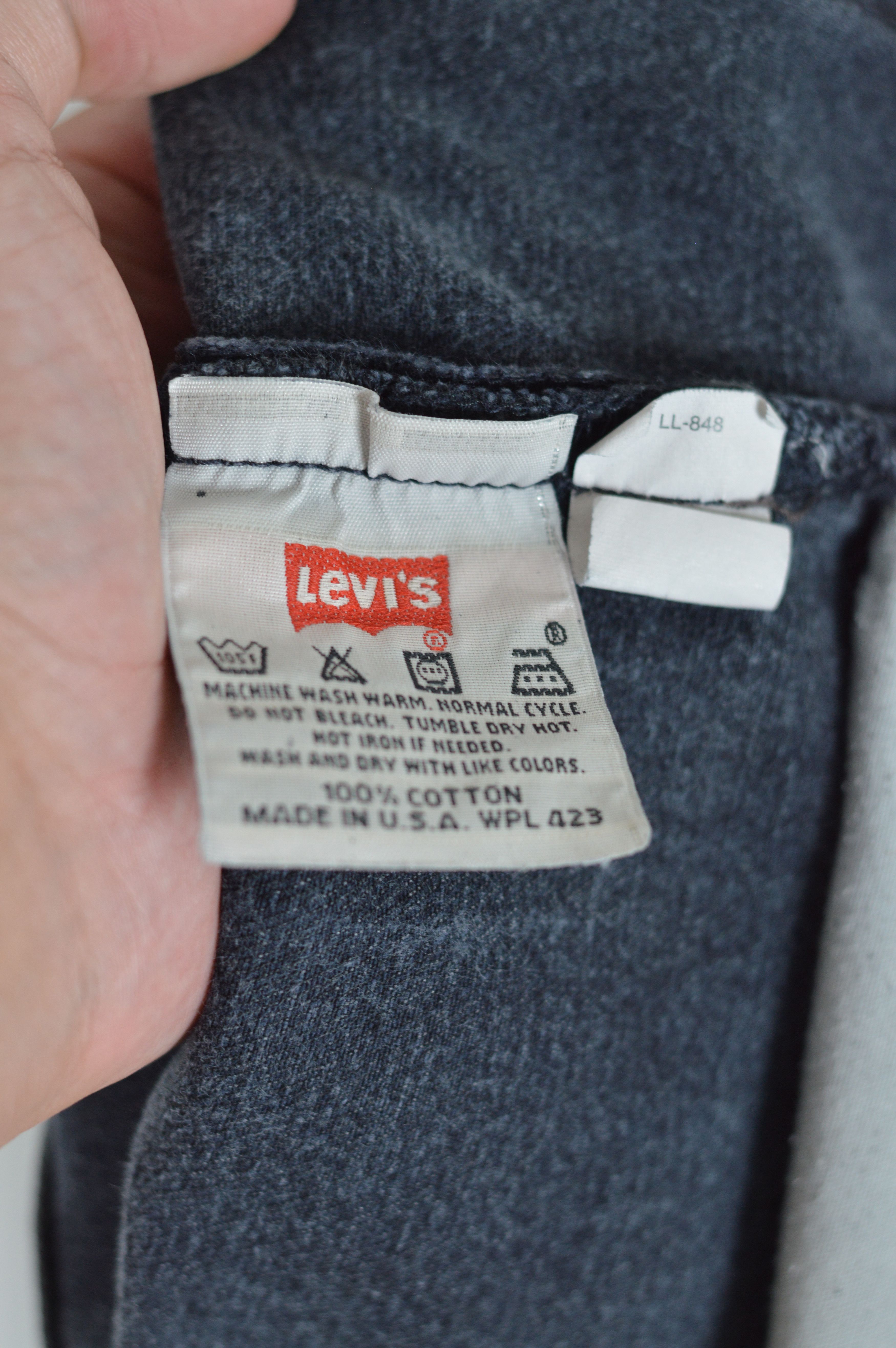 Levi's × Levi's Vintage Clothing × Vintage Vintage Levi's 501 XX Smoked Black Made In Usa Denim Pant Size US 36 / EU 52 - 15 Thumbnail