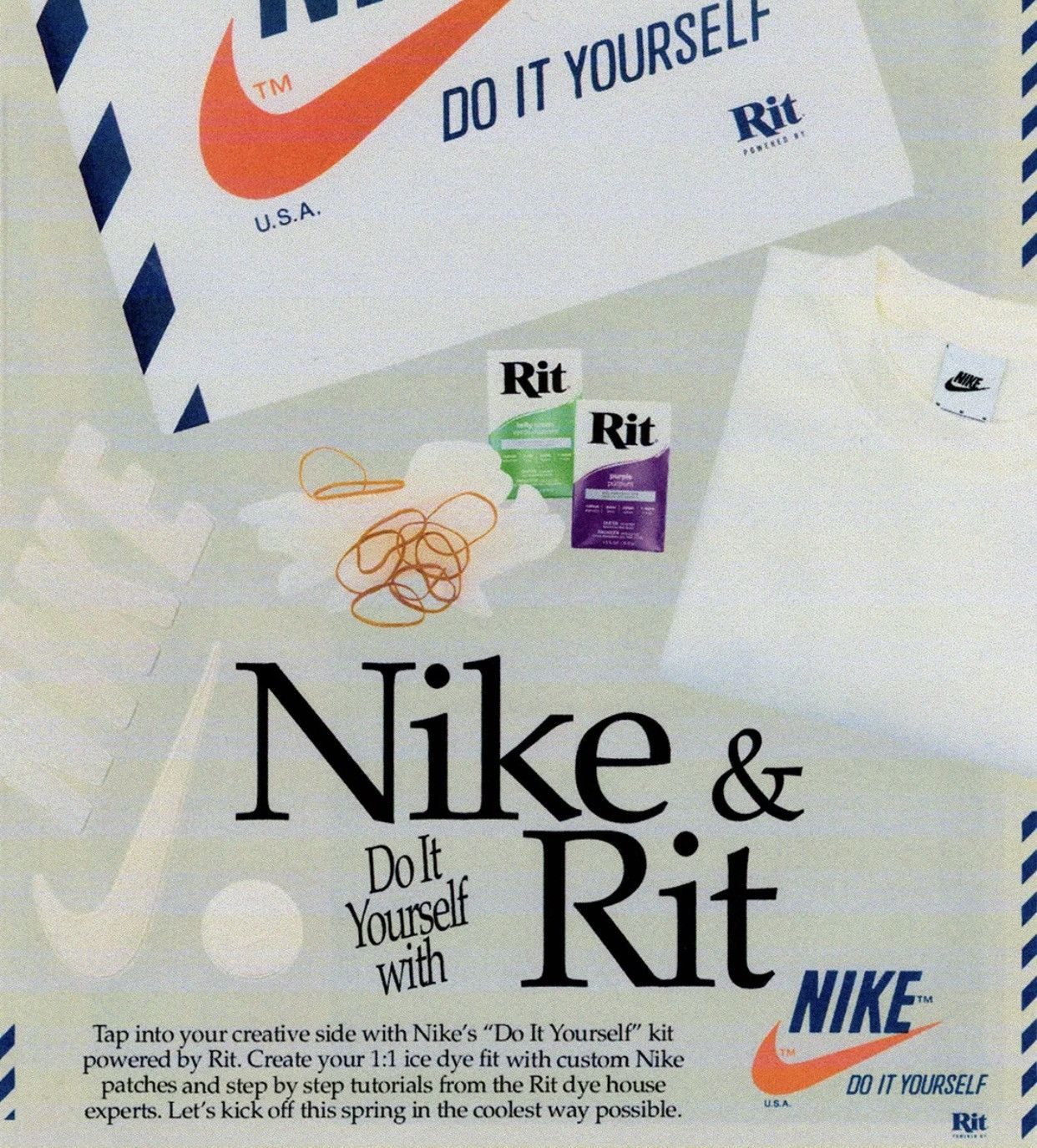 Nike NEW Nike Do It Yourself Kit x Rit Tie-Dye Fleece Crewneck Size US L / EU 52-54 / 3 - 25 Thumbnail