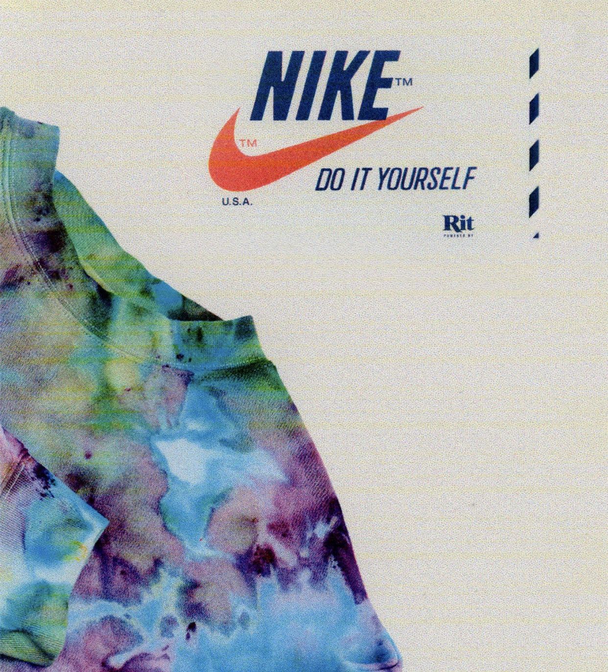 Nike NEW Nike Do It Yourself Kit x Rit Tie-Dye Fleece Crewneck Size US L / EU 52-54 / 3 - 19 Thumbnail