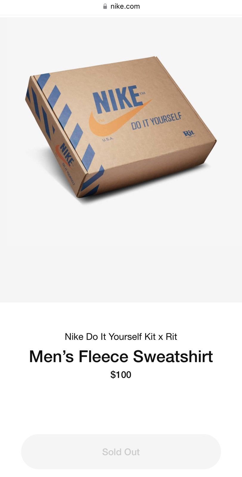 Nike NEW Nike Do It Yourself Kit x Rit Tie-Dye Fleece Crewneck Size US L / EU 52-54 / 3 - 22 Thumbnail