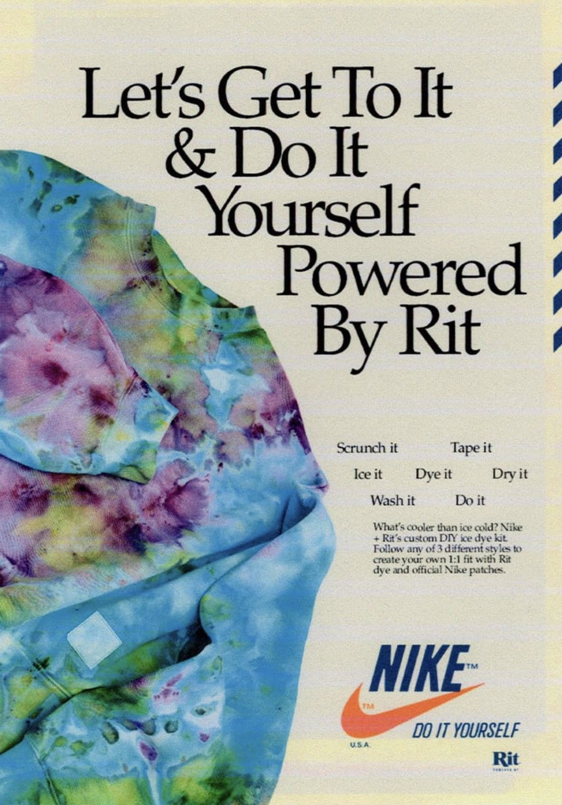 Nike NEW Nike Do It Yourself Kit x Rit Tie-Dye Fleece Crewneck Size US L / EU 52-54 / 3 - 23 Thumbnail