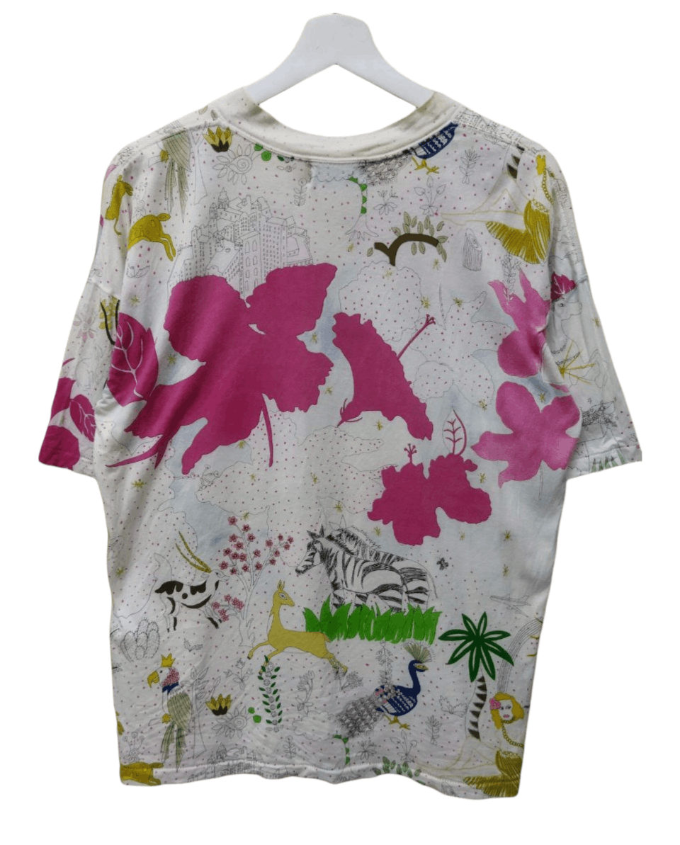 Tsumori Chisato Tsumori Chisato by Issey Miyake Overprint Tshirt Size US M / EU 48-50 / 2 - 2 Thumbnail