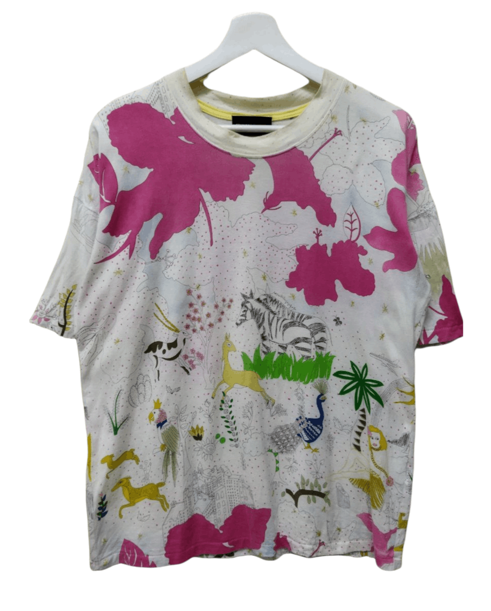 Tsumori Chisato Tsumori Chisato by Issey Miyake Overprint Tshirt Size US M / EU 48-50 / 2 - 1 Thumbnail