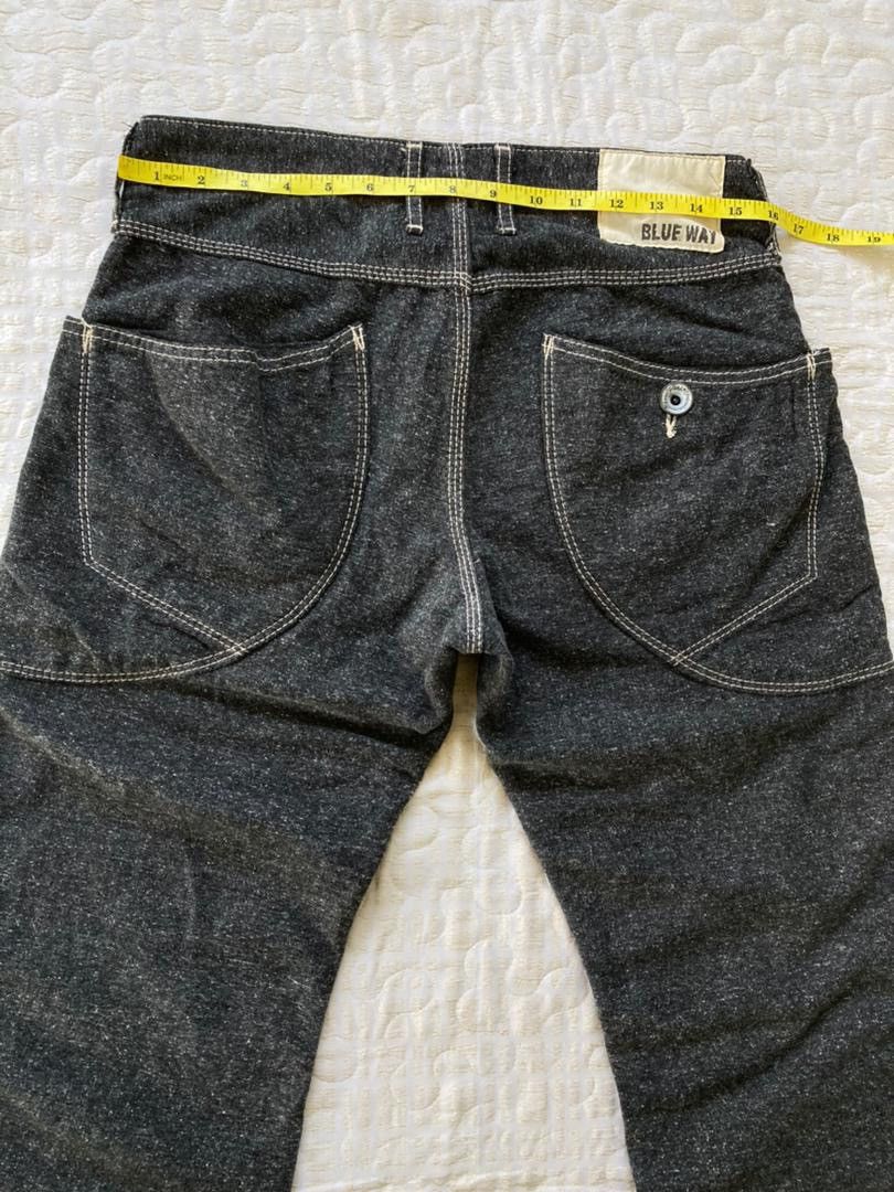 Japanese Brand Insane Style Blue Ways Salt & Pepper Casual Pant Size US 32 / EU 48 - 7 Thumbnail