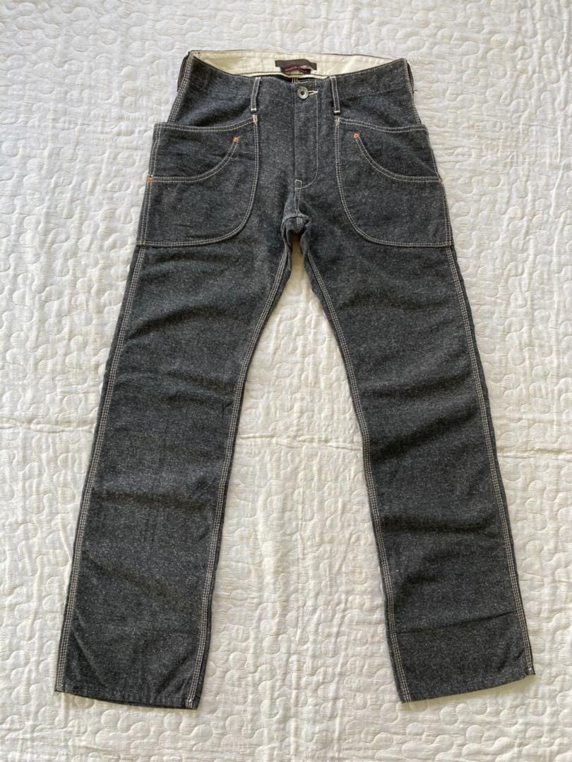 Japanese Brand Insane Style Blue Ways Salt & Pepper Casual Pant Size US 32 / EU 48 - 1 Thumbnail