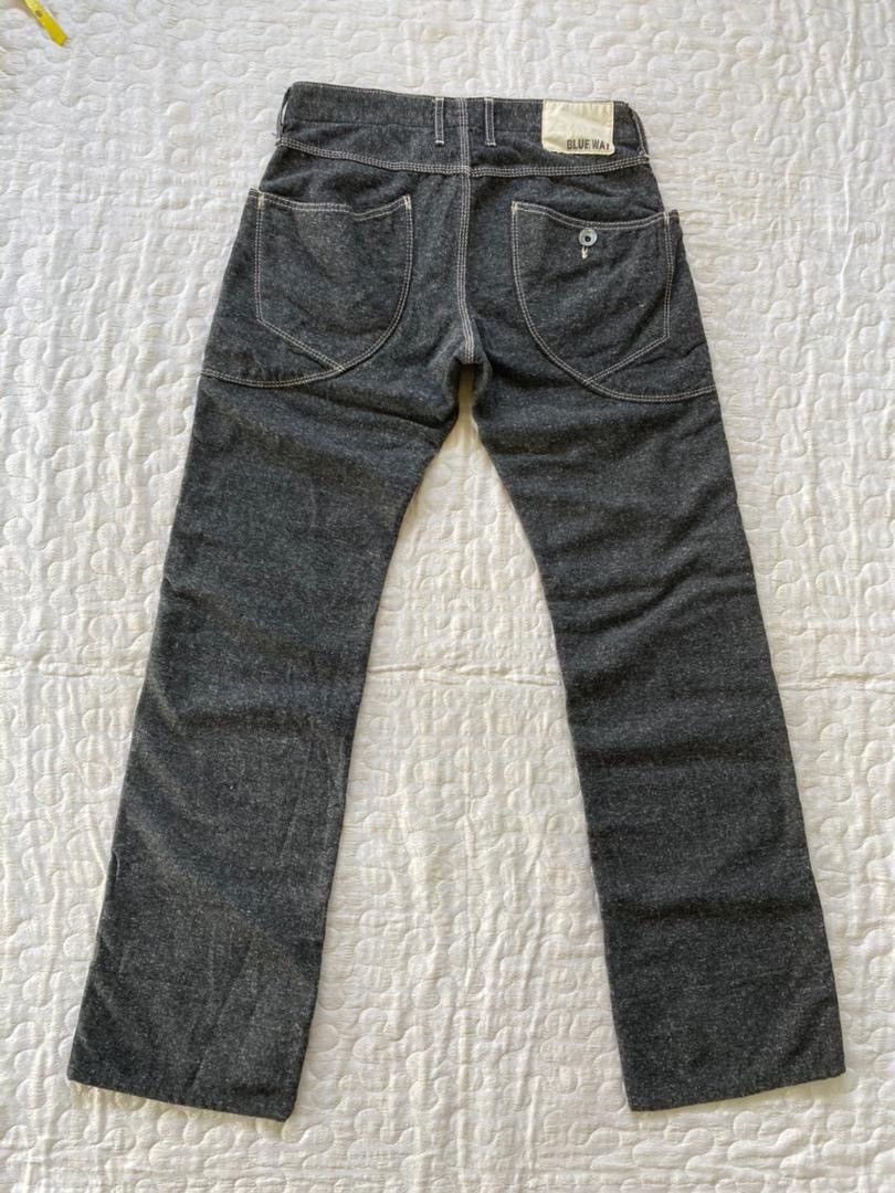 Japanese Brand Insane Style Blue Ways Salt & Pepper Casual Pant Size US 32 / EU 48 - 2 Thumbnail