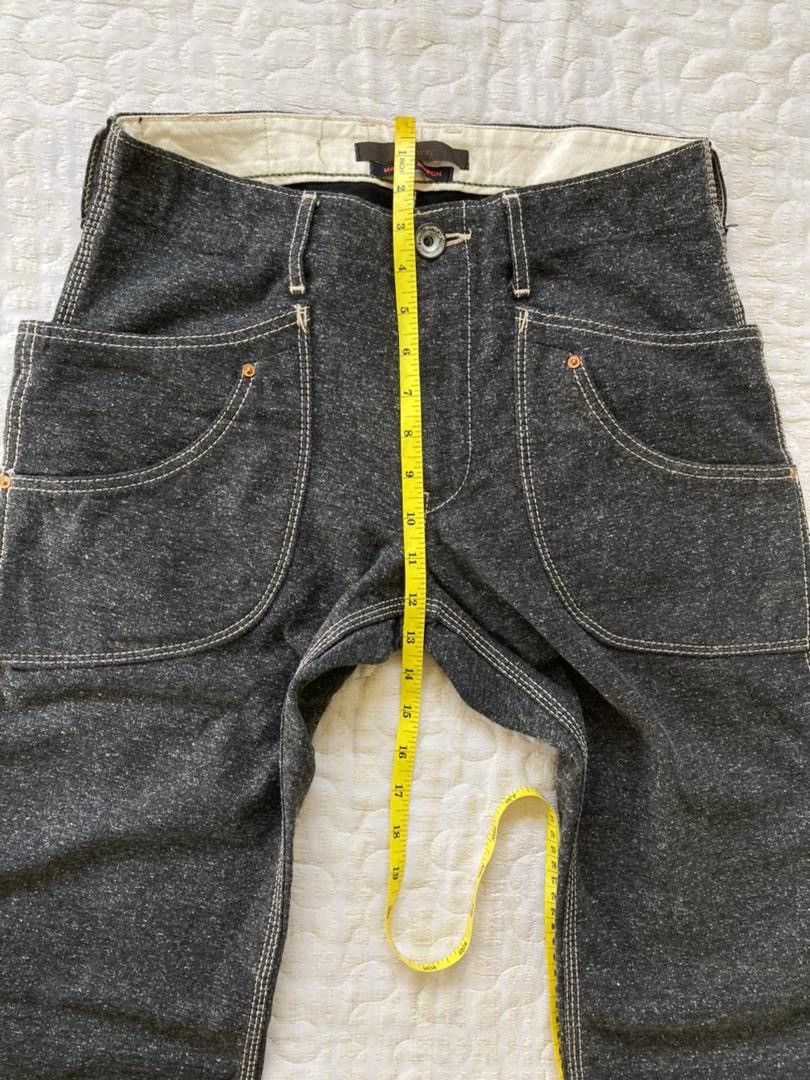 Japanese Brand Insane Style Blue Ways Salt & Pepper Casual Pant Size US 32 / EU 48 - 8 Thumbnail
