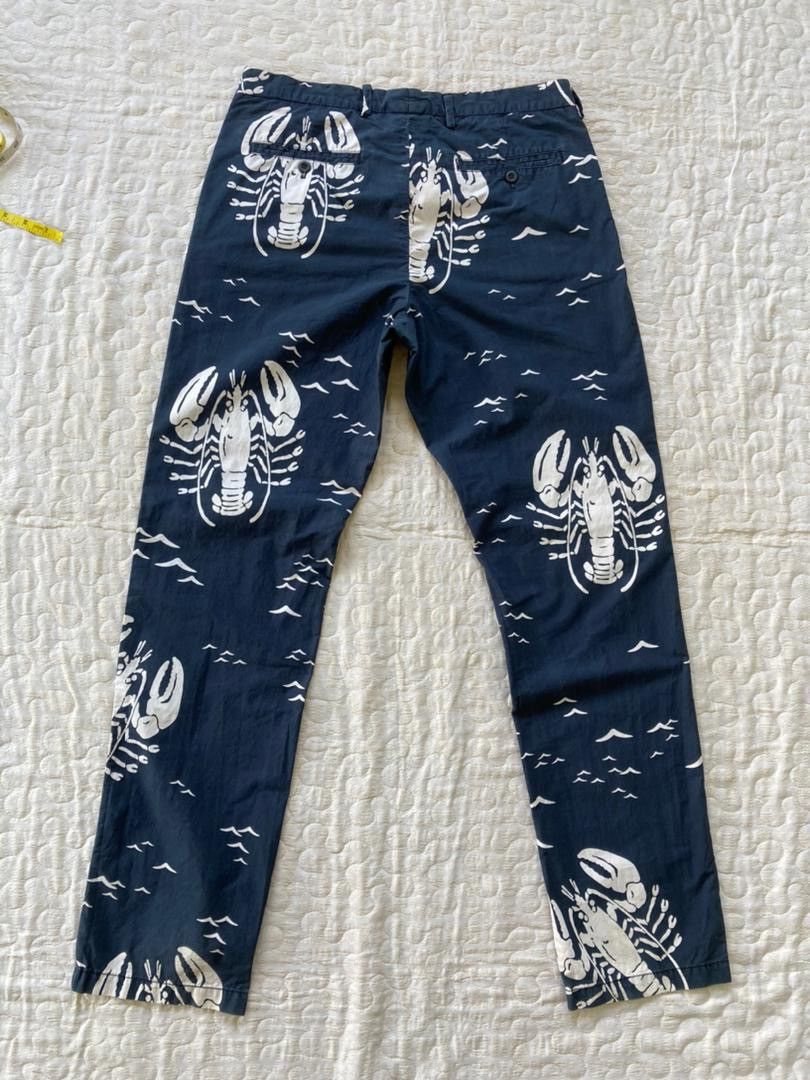 Tommy Hilfiger Lobster Print Pants By Tommy Hilfiger Size US 33 - 2 Thumbnail