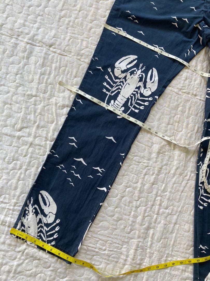Tommy Hilfiger Lobster Print Pants By Tommy Hilfiger Size US 33 - 6 Thumbnail