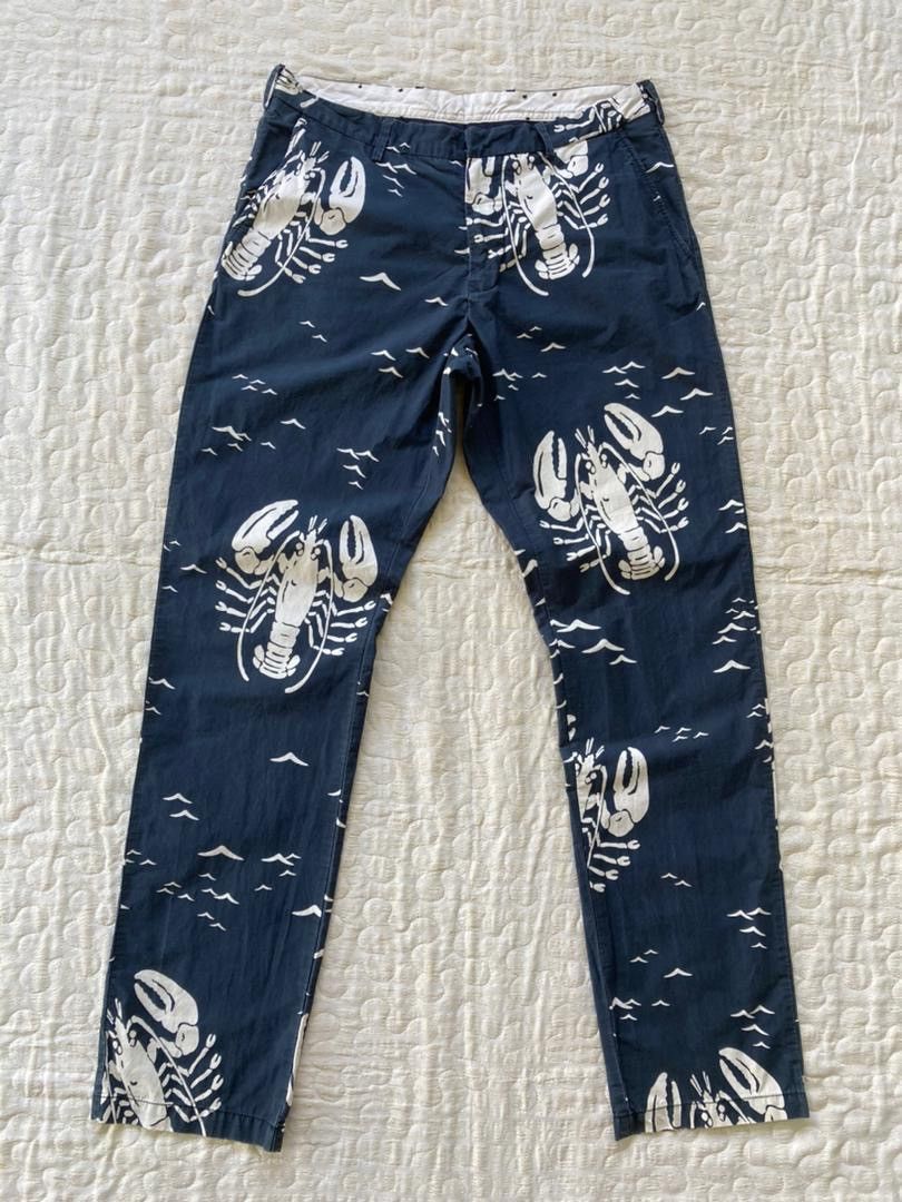 Tommy Hilfiger Lobster Print Pants By Tommy Hilfiger Size US 33 - 1 Thumbnail