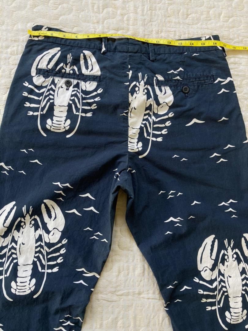 Tommy Hilfiger Lobster Print Pants By Tommy Hilfiger Size US 33 - 4 Thumbnail