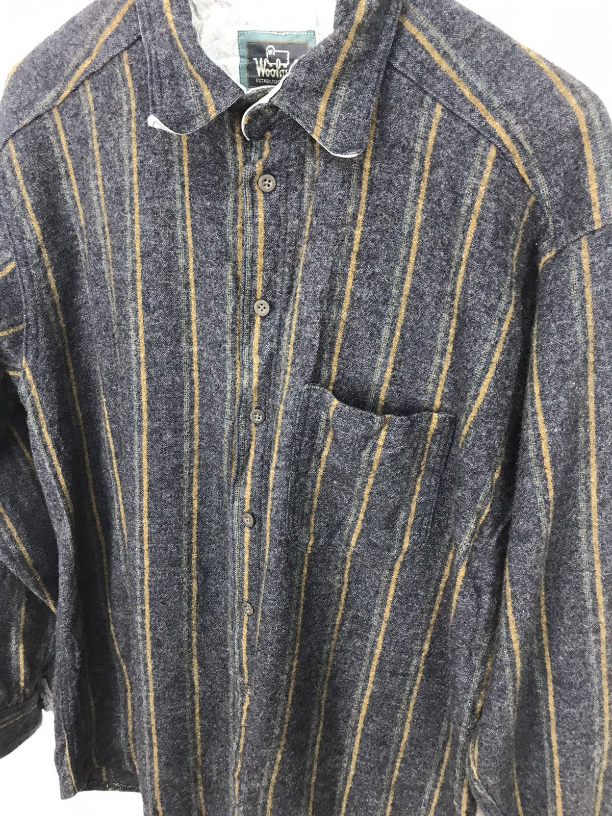Flannel × Vintage × Woolrich Woolen Mills Vintage woolrich wool flannel stripe made in usa Size US M / EU 48-50 / 2 - 5 Thumbnail