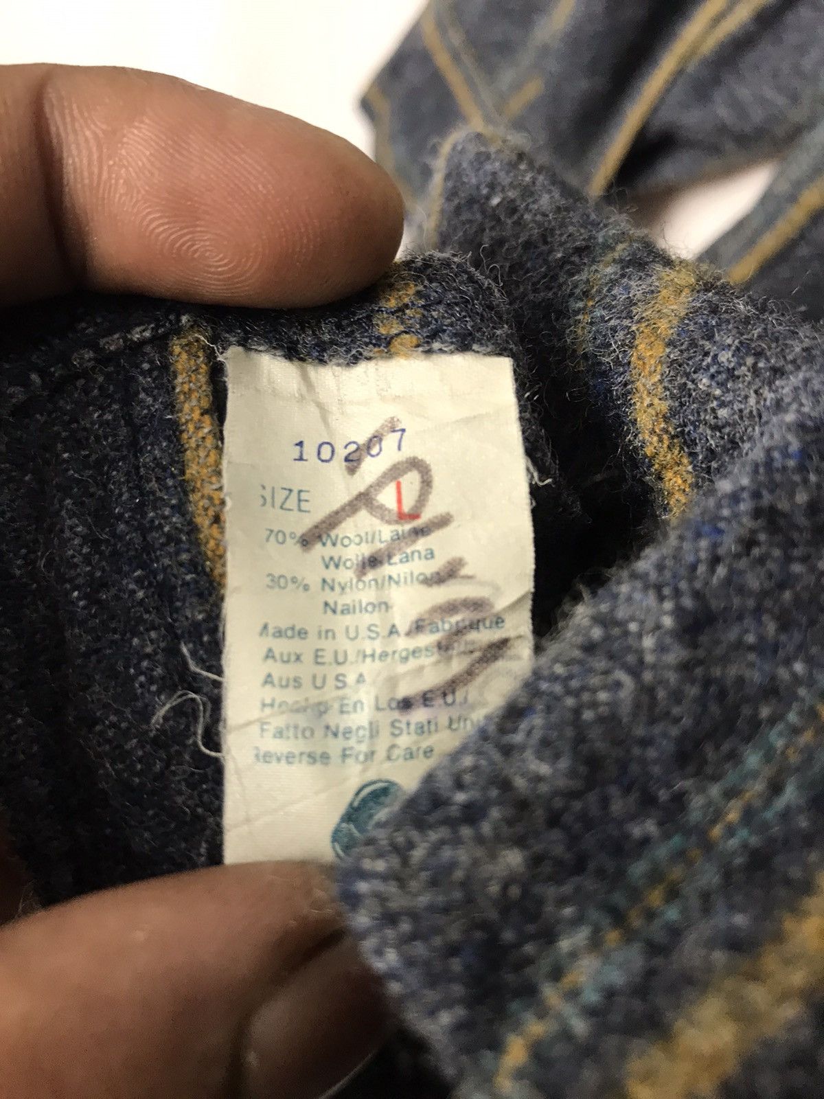 Flannel × Vintage × Woolrich Woolen Mills Vintage woolrich wool flannel stripe made in usa Size US M / EU 48-50 / 2 - 4 Thumbnail