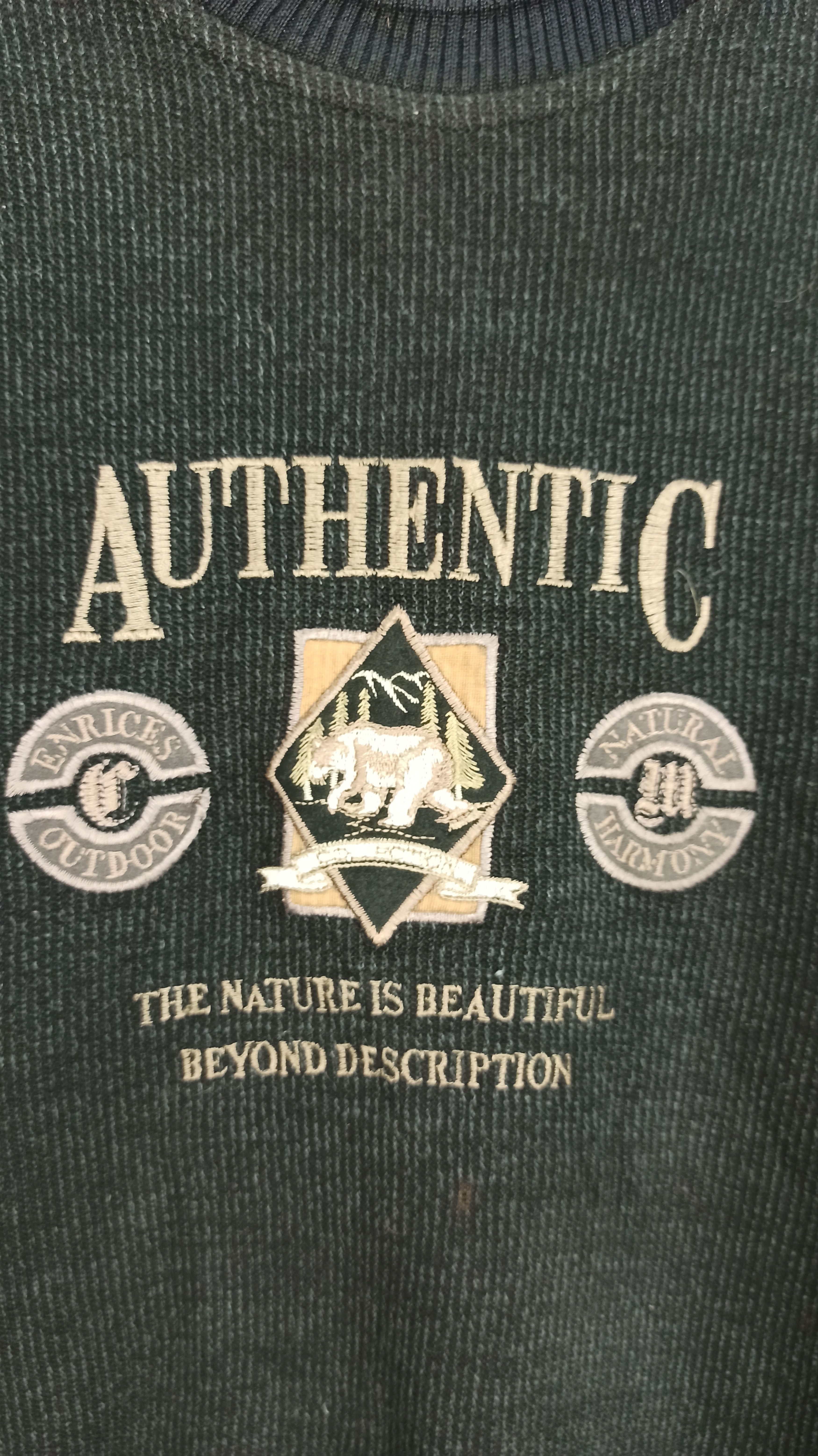 Japanese Brand Vintage Sweatshirt Authentic Embroidered Big Logo Size US L / EU 52-54 / 3 - 2 Thumbnail