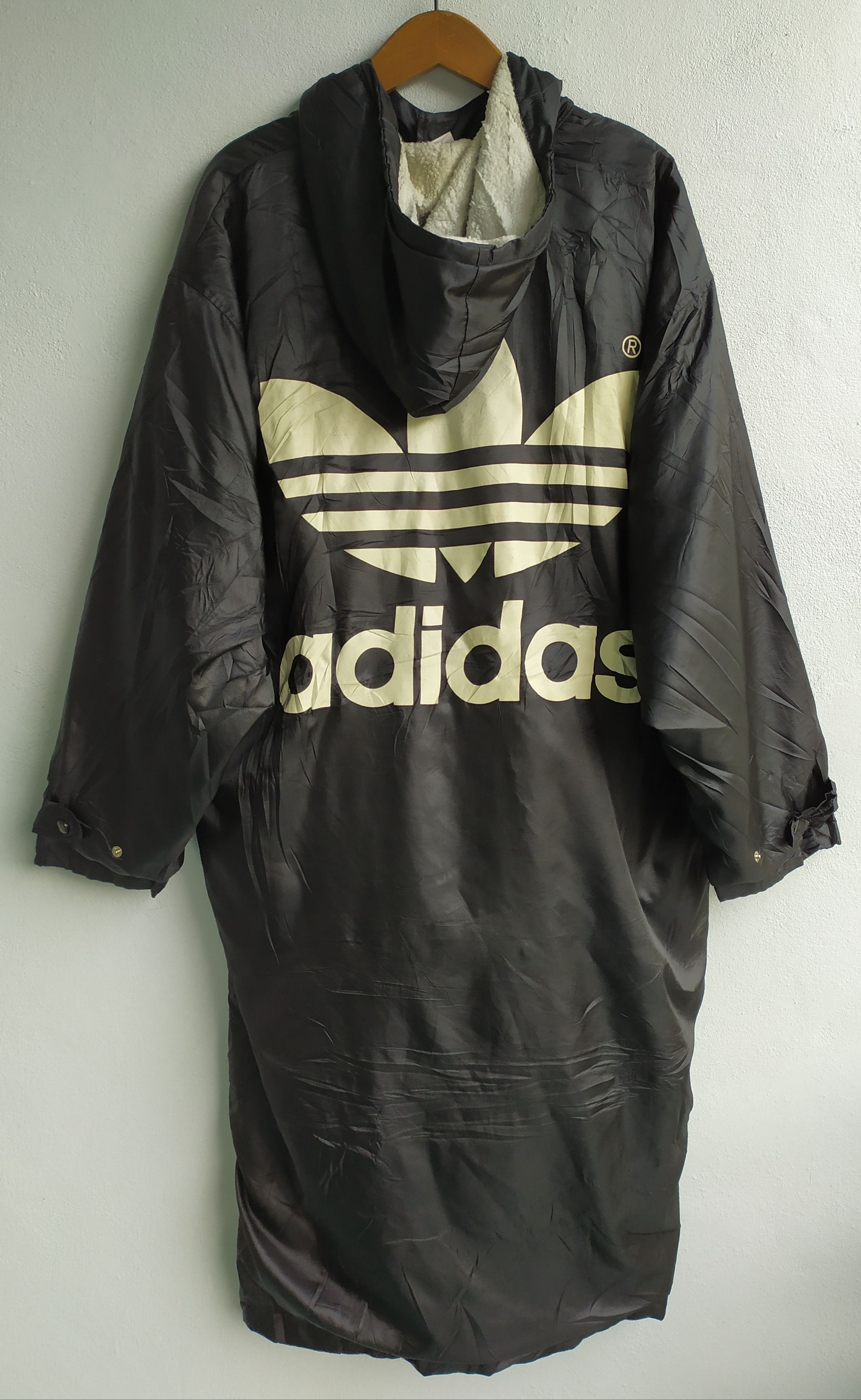 Vintage 90s ADIDAS Parka Long Jacket Size L